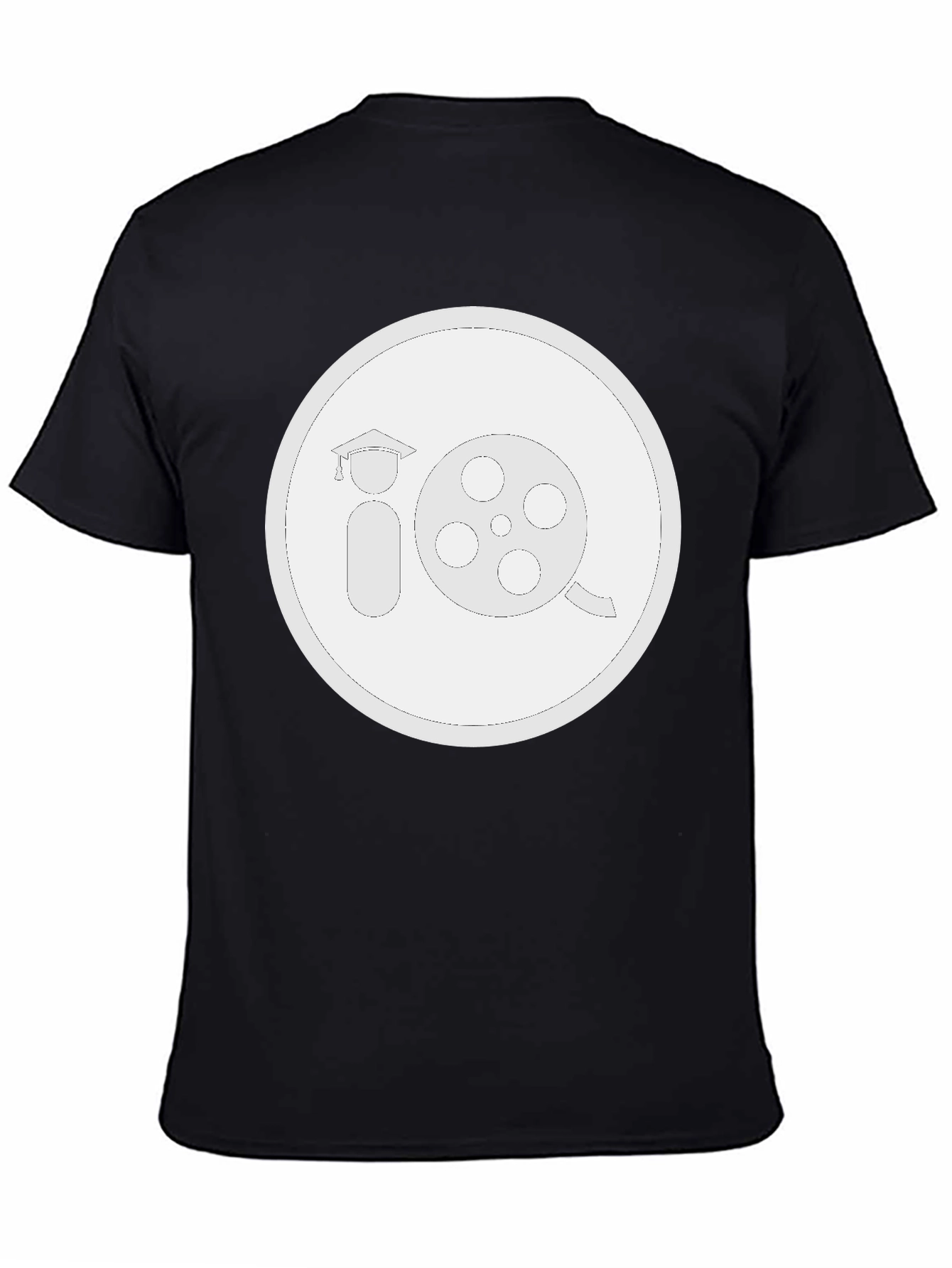 Black Film School T-Shirt - Black Crew Neck Tee view 4