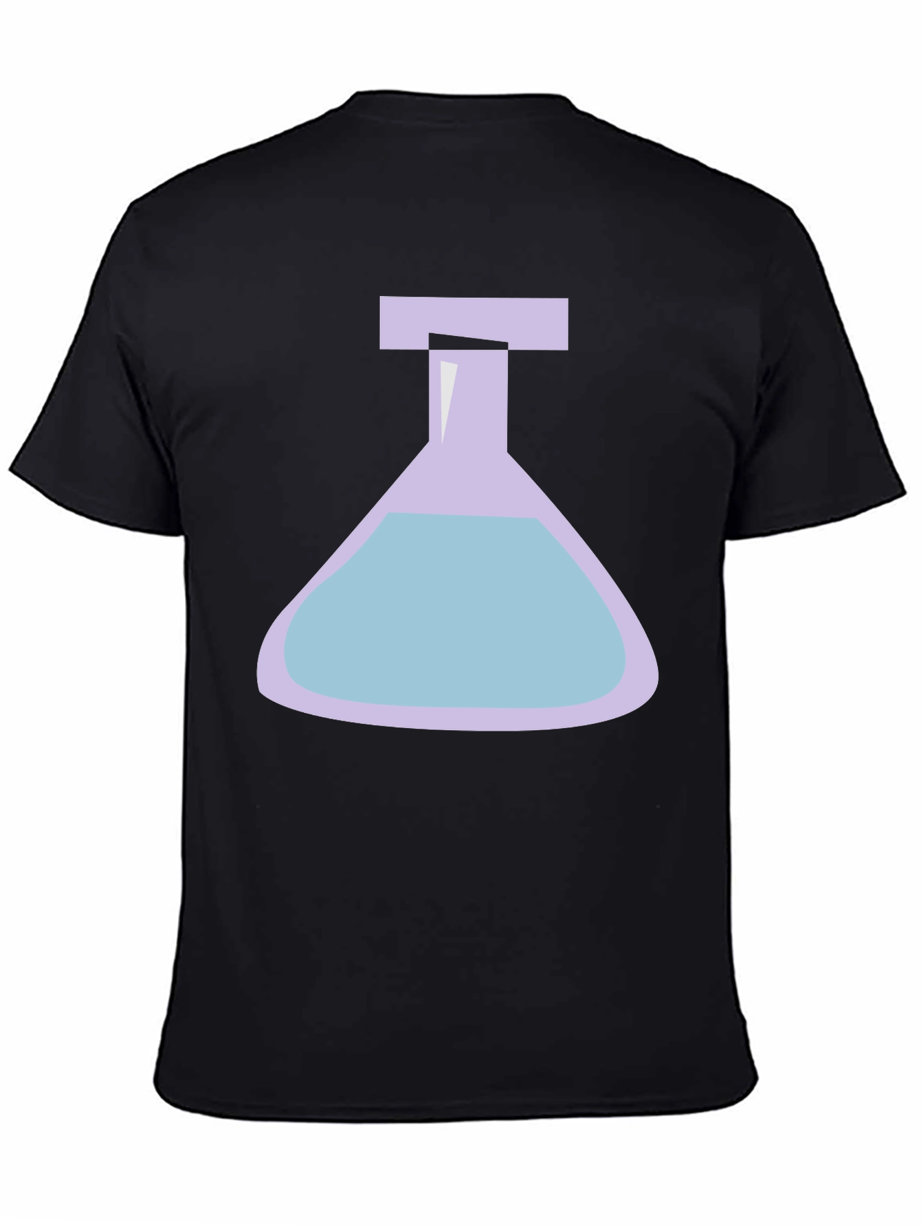 Black Science Flask Graphic T-Shirt view 4
