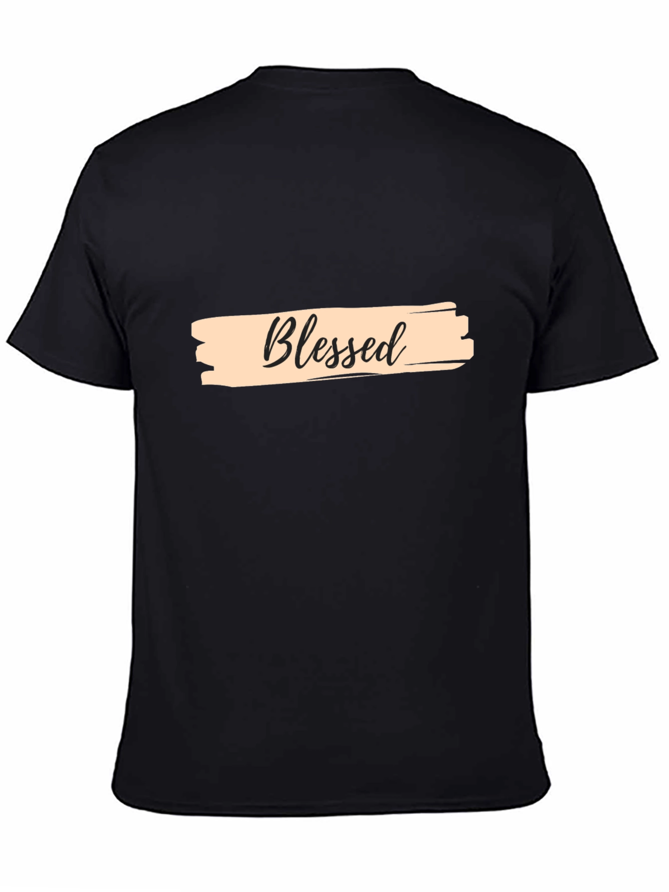 Black Blessed Graphic T-Shirt - Stylish & Comfortable view 4