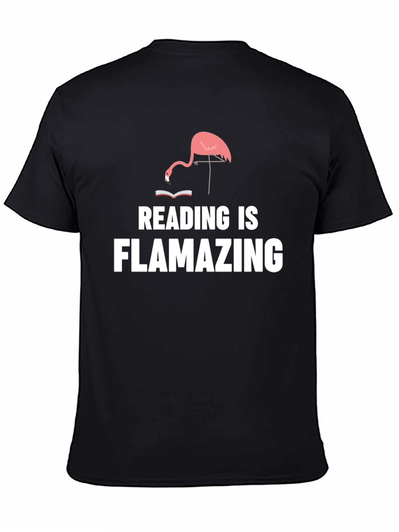 Black Reading Is Flamazing Graphic T-Shirt view 4