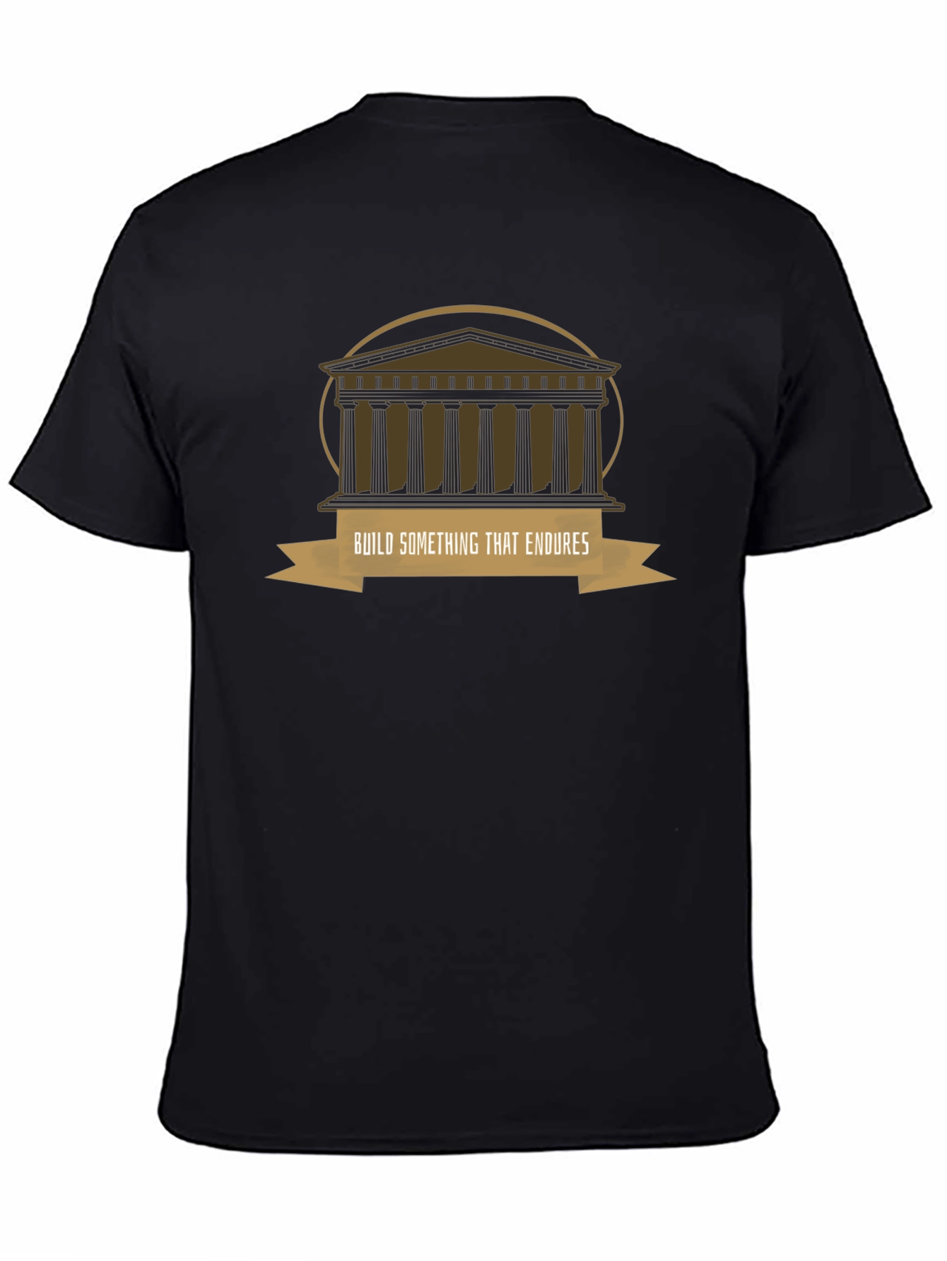 Black Enduring Architecture T-Shirt: Build to Last view 4