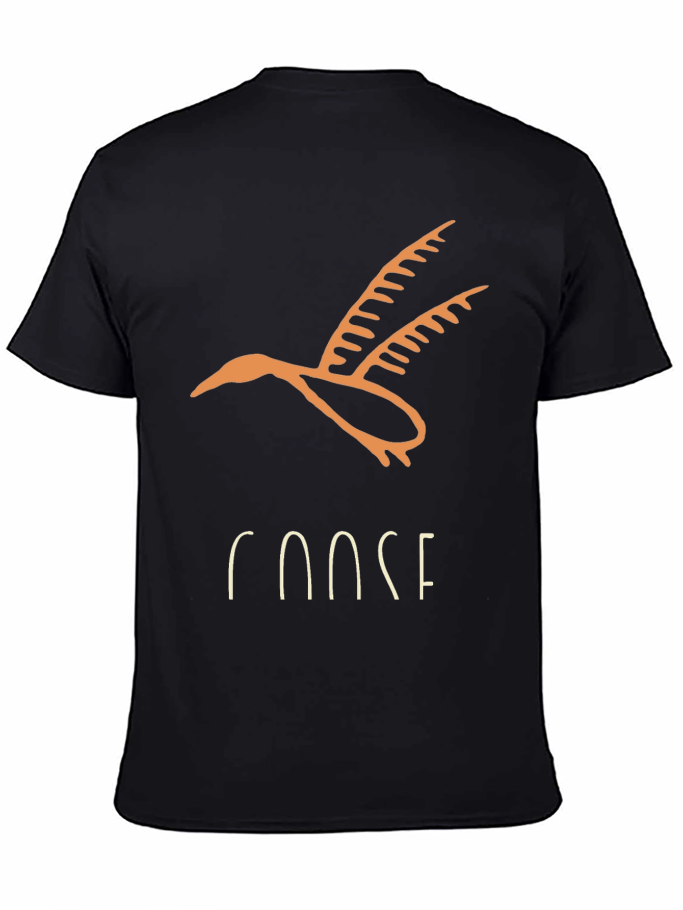 Goose Graphic Tee - Black Unisex T-Shirt - 4