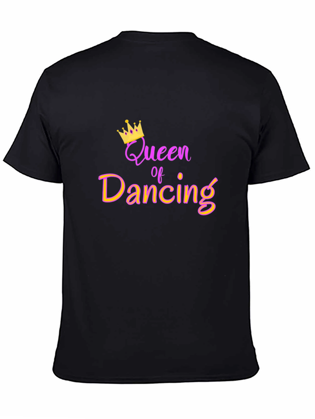 Black Queen of Dancing Black T-Shirt view 4
