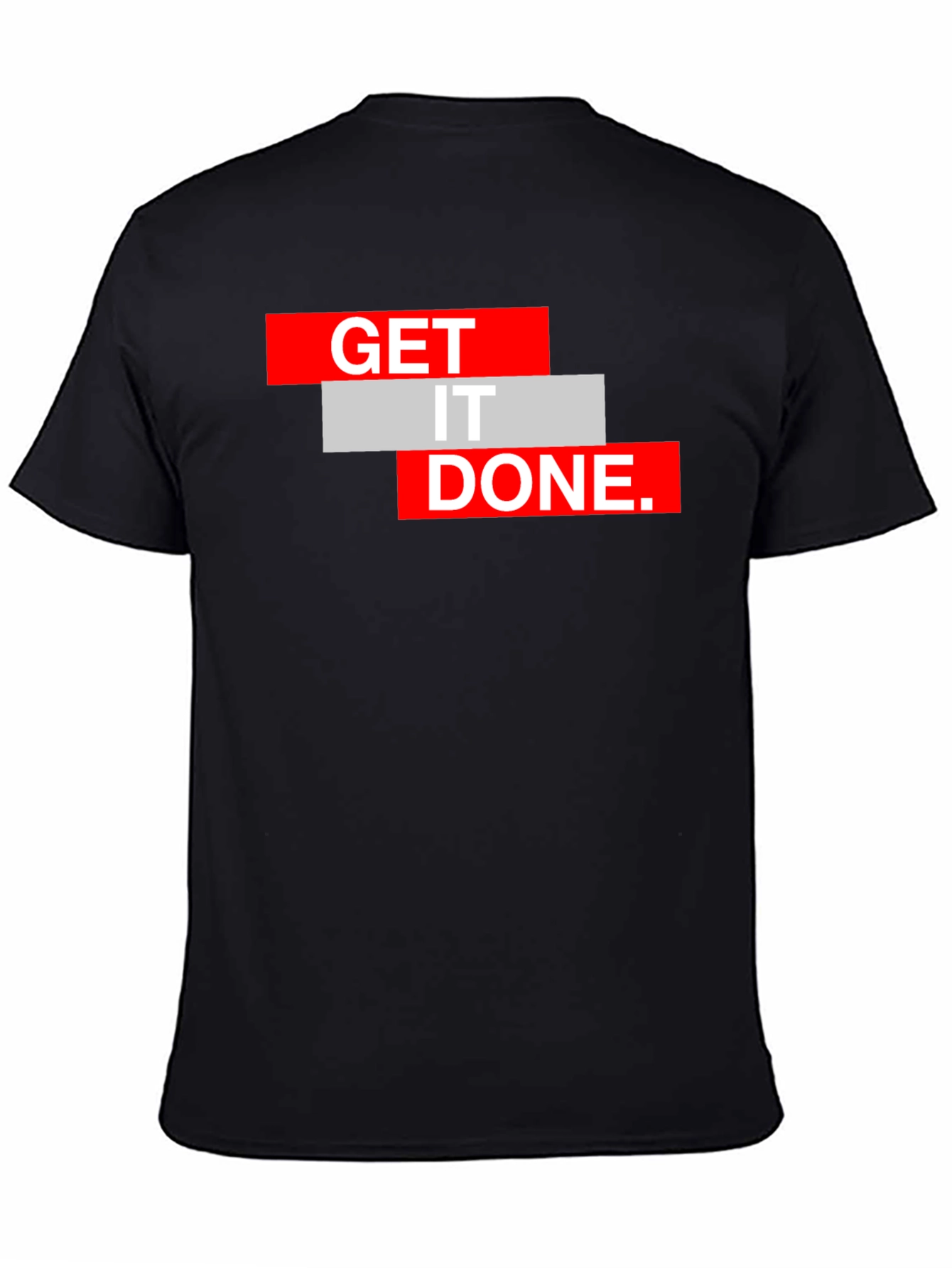 Black Get It Done Black Graphic Tee view 4