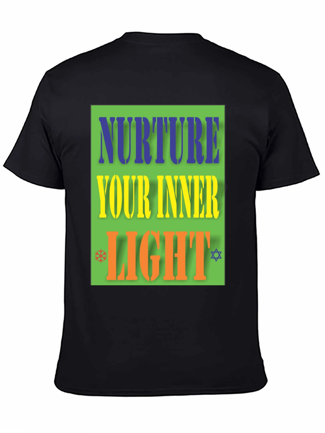 Black Nurture Your Inner Light Graphic Tee view 4