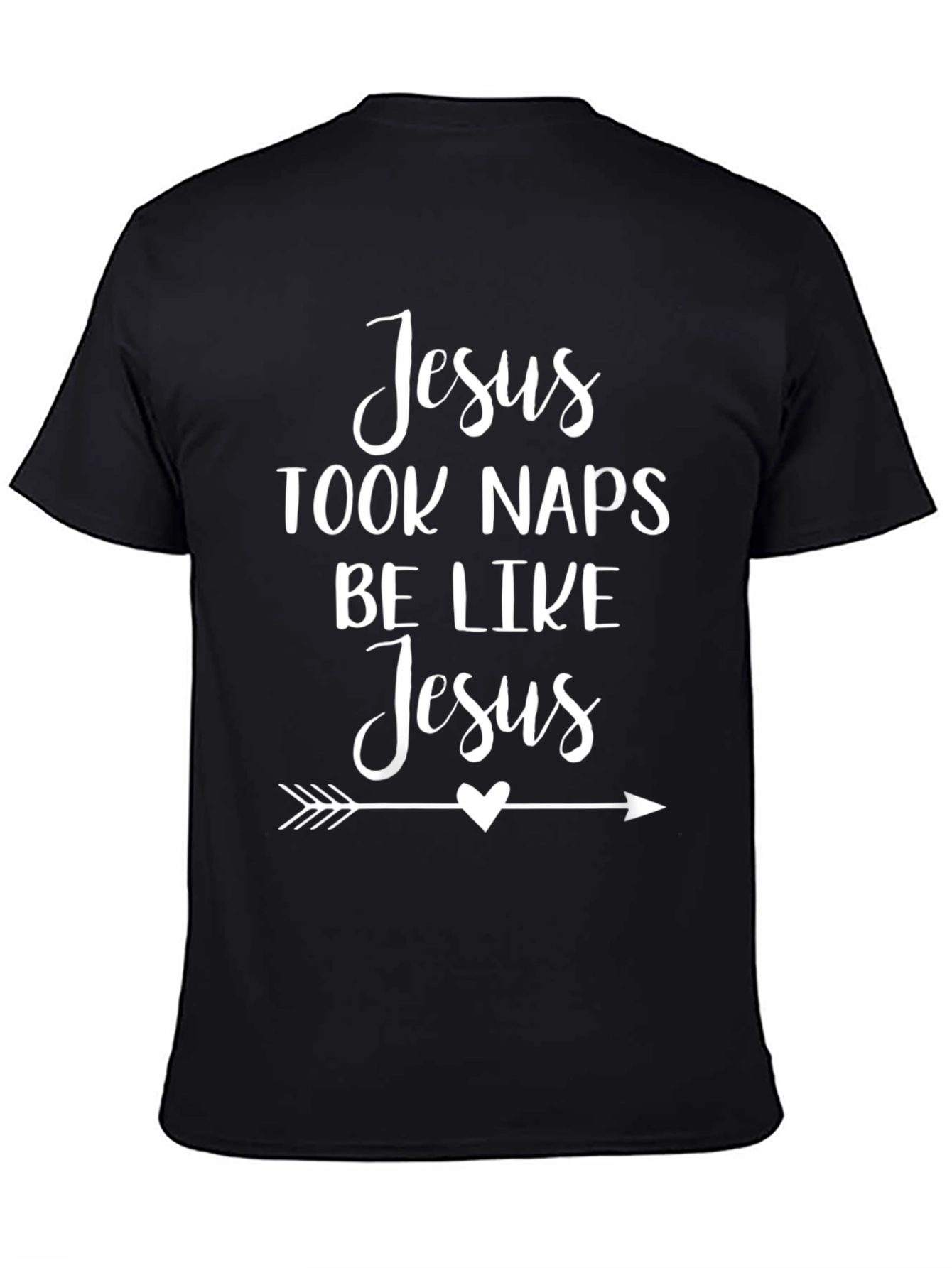 Black Jesus Took Naps Graphic T-Shirt view 4
