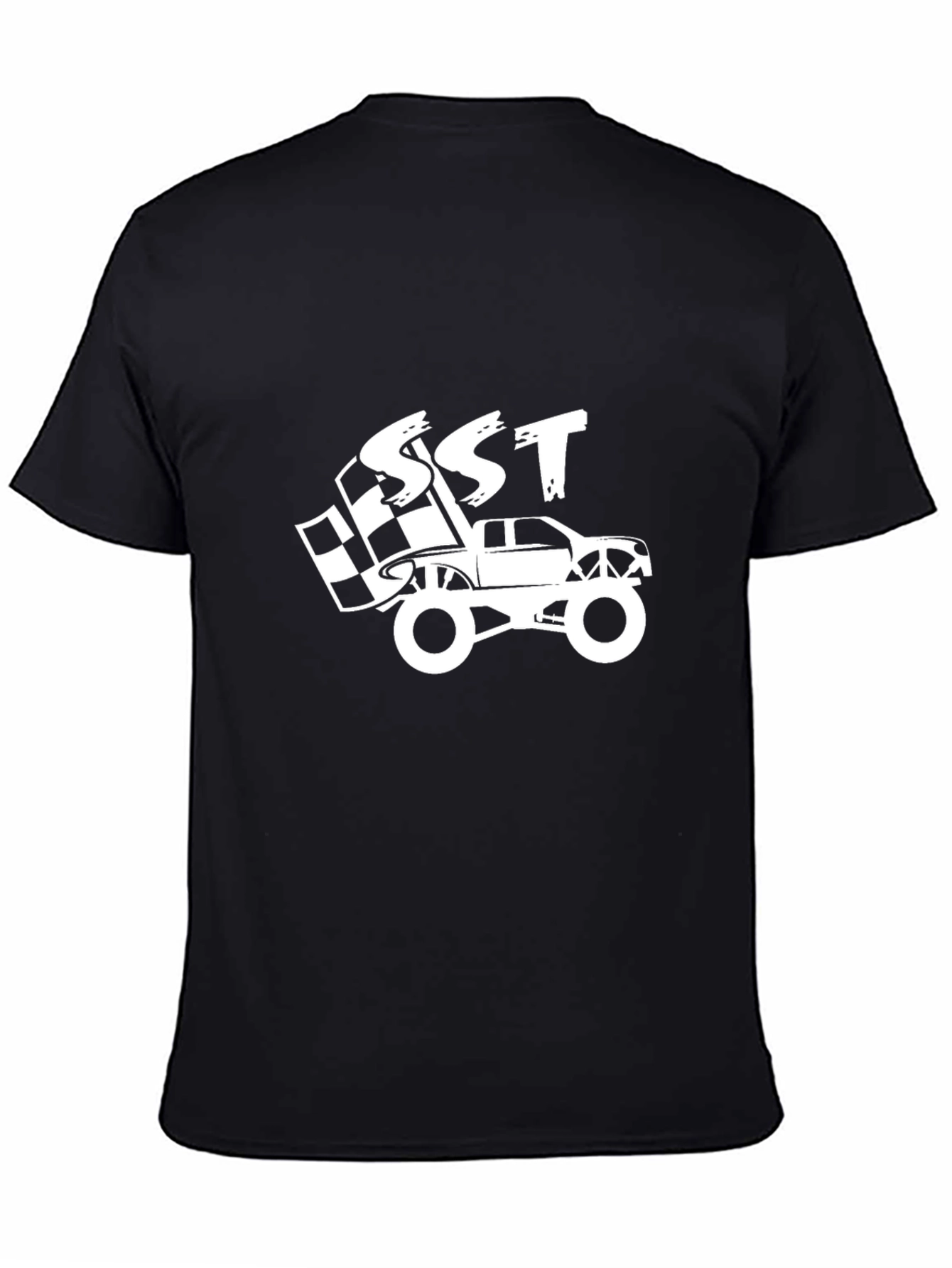 Black Black SST Monster Truck Graphic T-Shirt view 4