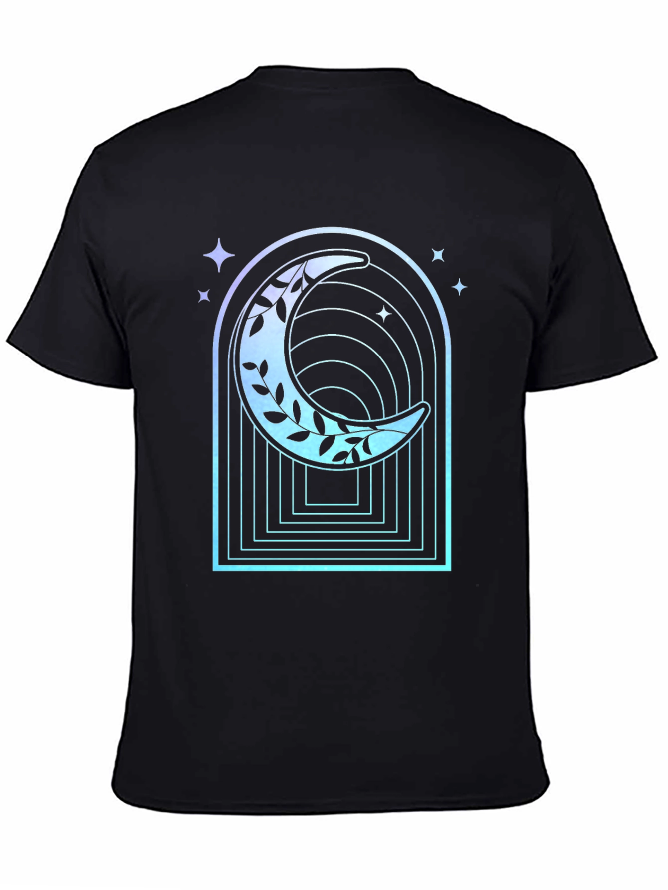 Black Mystic Moon T-Shirt view 4