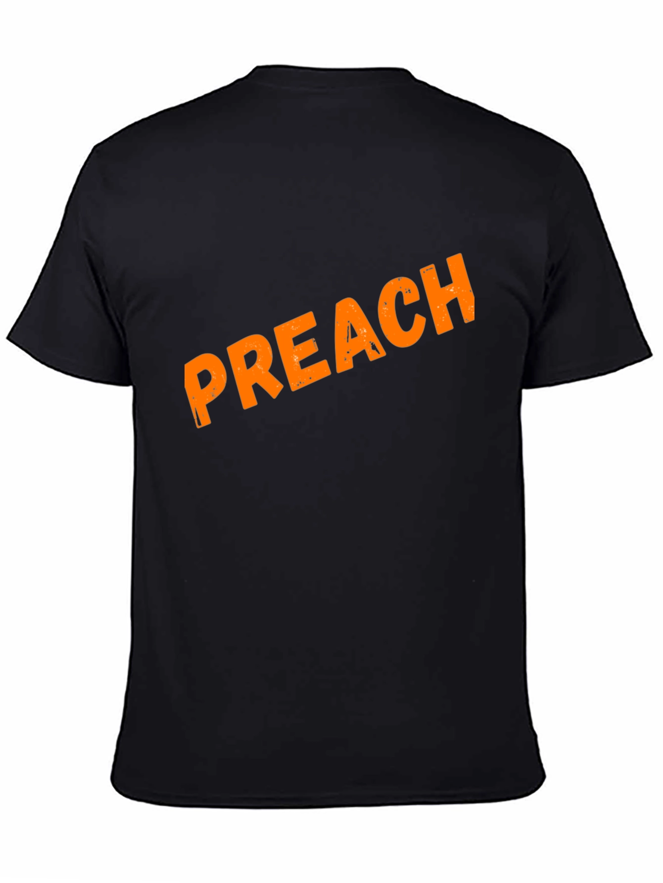 Black Preach Graphic Tee - Classic Black view 4