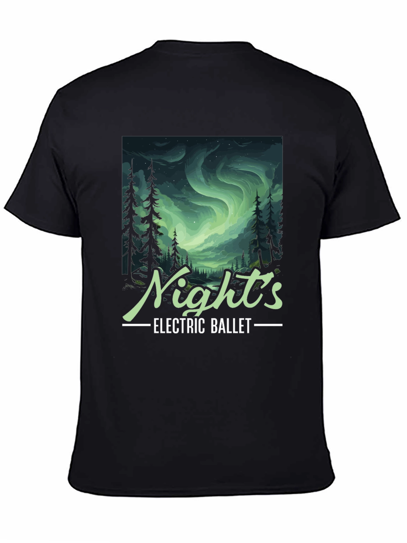 Black Night's Electric Ballet Graphic Tee view 4