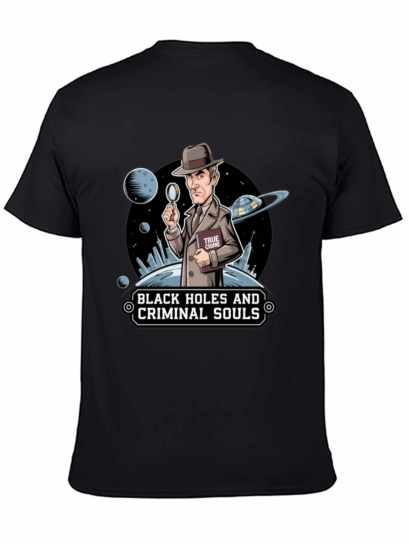 Black Black Holes & Criminal Souls Graphic Tee view 4