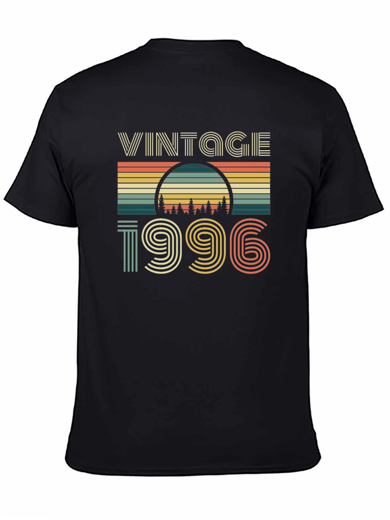 Black Vintage 1996 Graphic Tee view 4