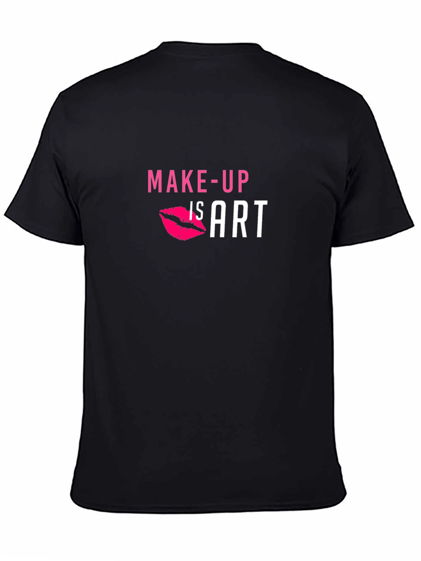 Black Makeup is Art Black Graphic T-Shirt view 4
