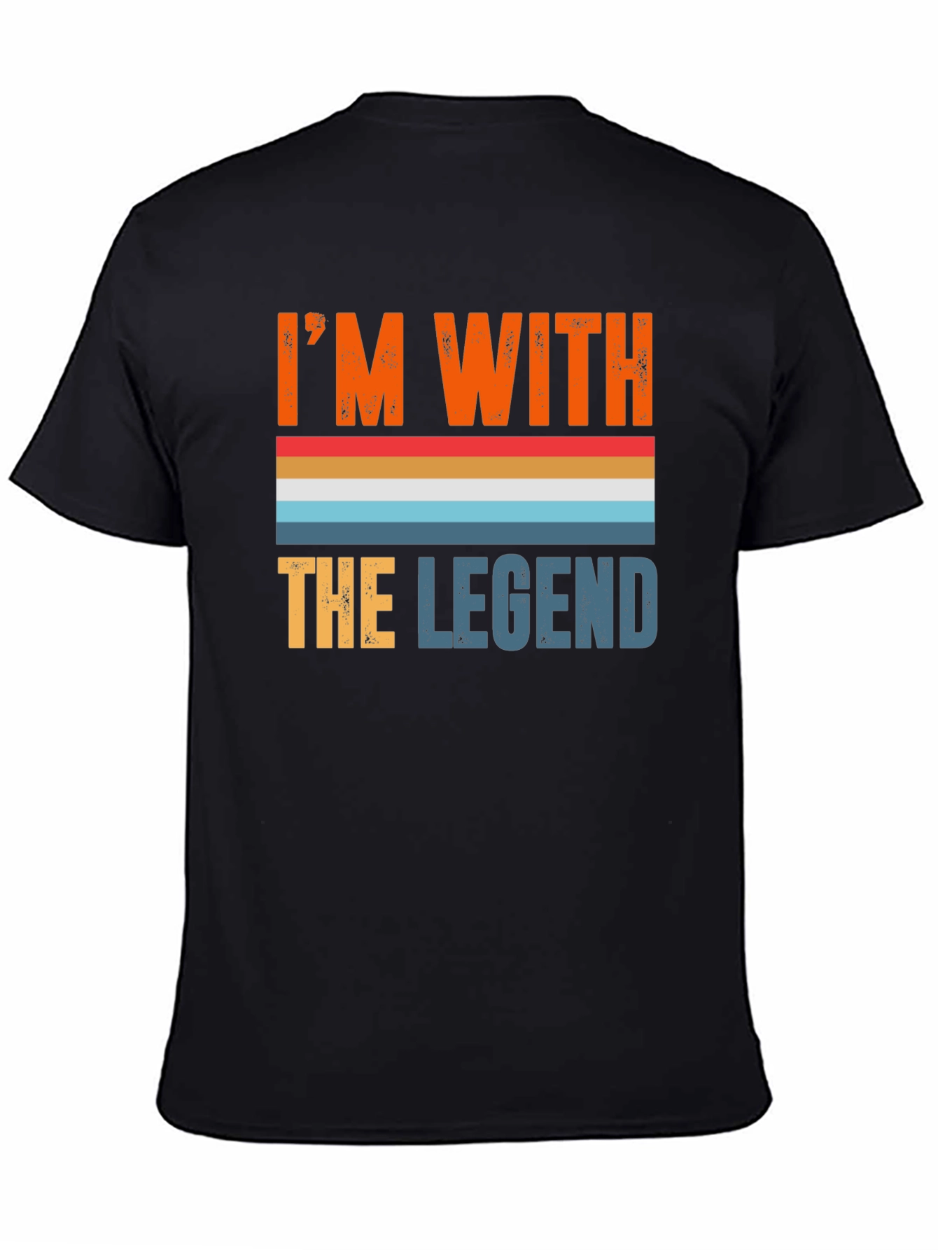 Black I'm with The Legend Graphic Tee view 4