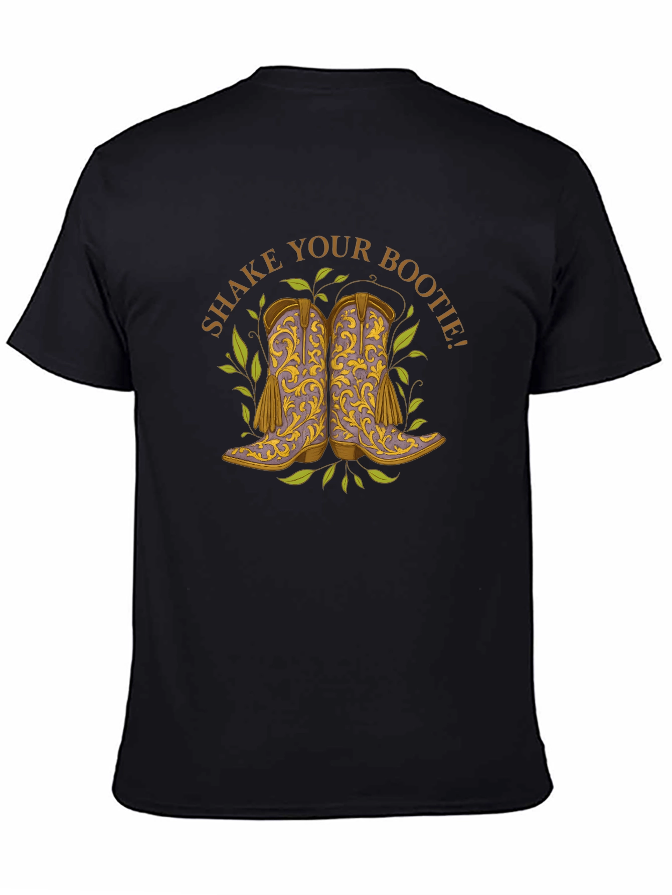 Black Shake Your Bootie T-Shirt view 4