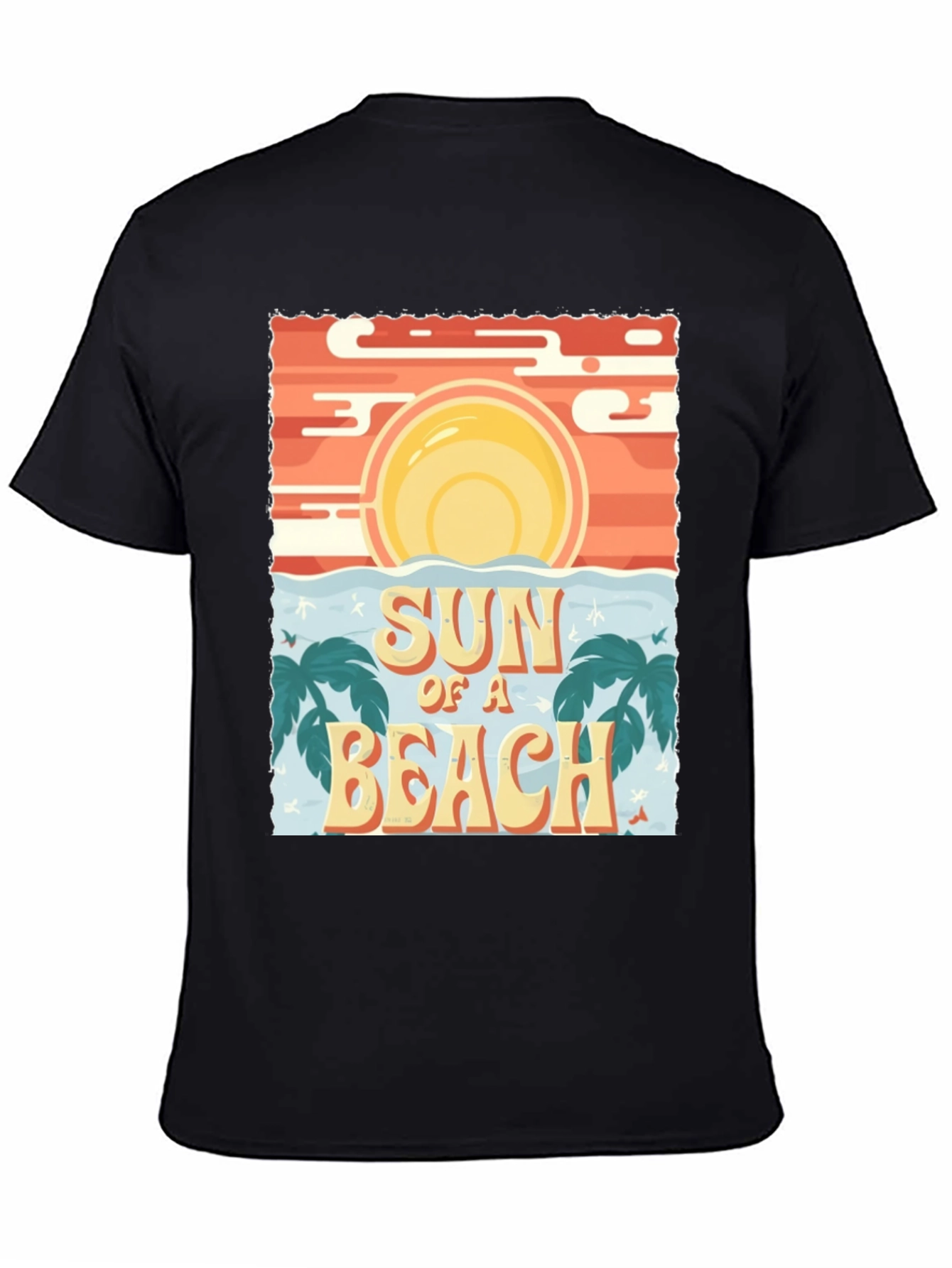 Black Sun of a Beach Graphic Tee view 4