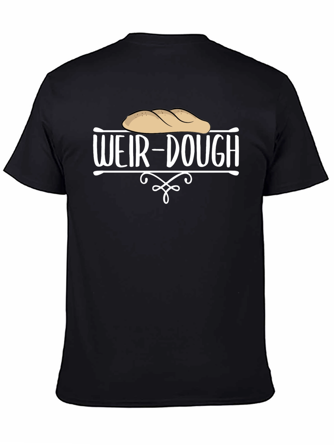 Black Weir-Dough Funny T-Shirt view 4