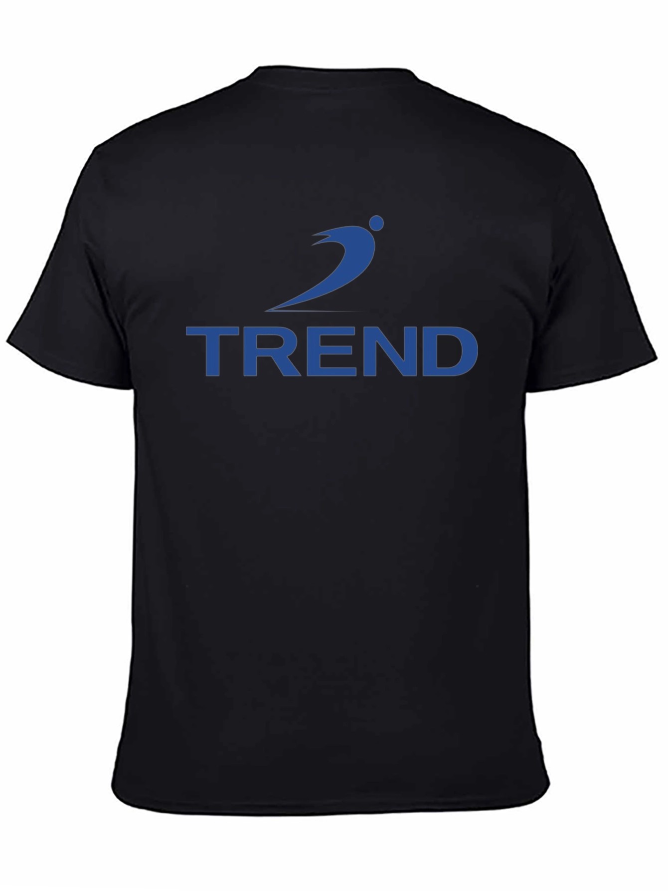 Black Trend Graphic Print Black T-Shirt view 4
