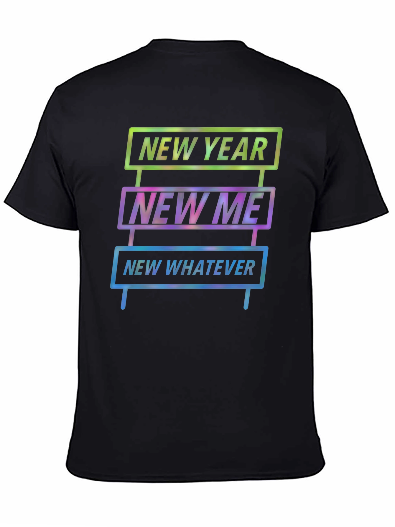 Black New Year New Me Graphic Tee view 4