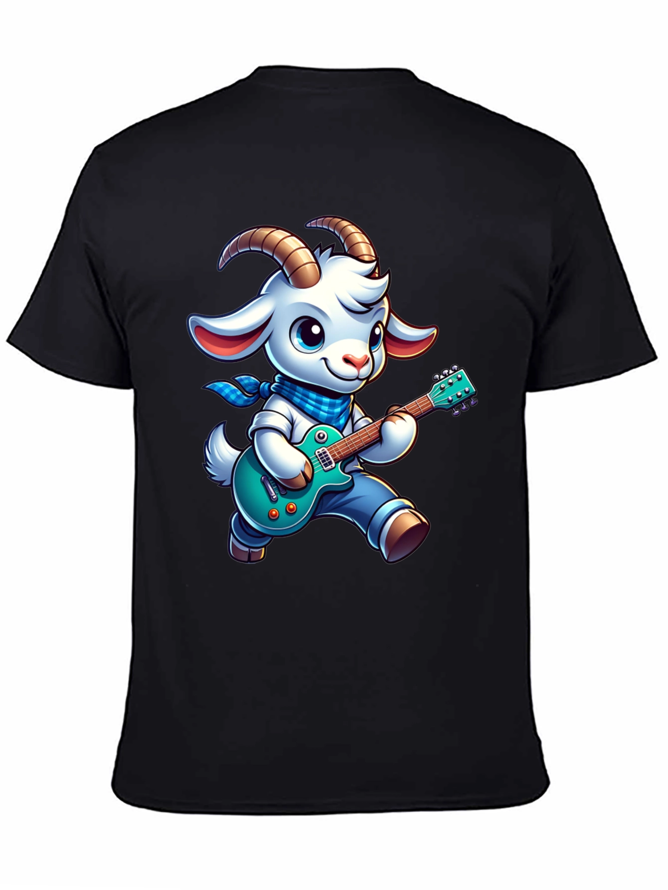 Black Goat Rock Star T-Shirt view 4