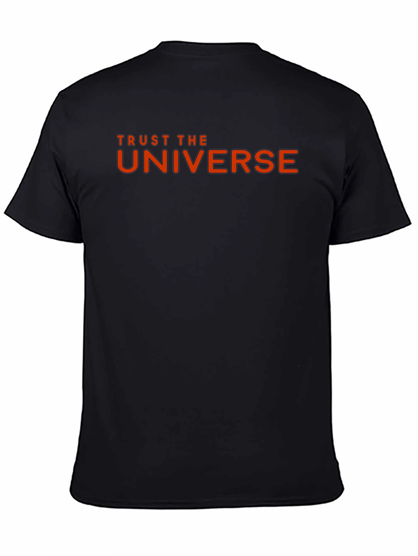 Black Trust the Universe Black Graphic Tee view 4
