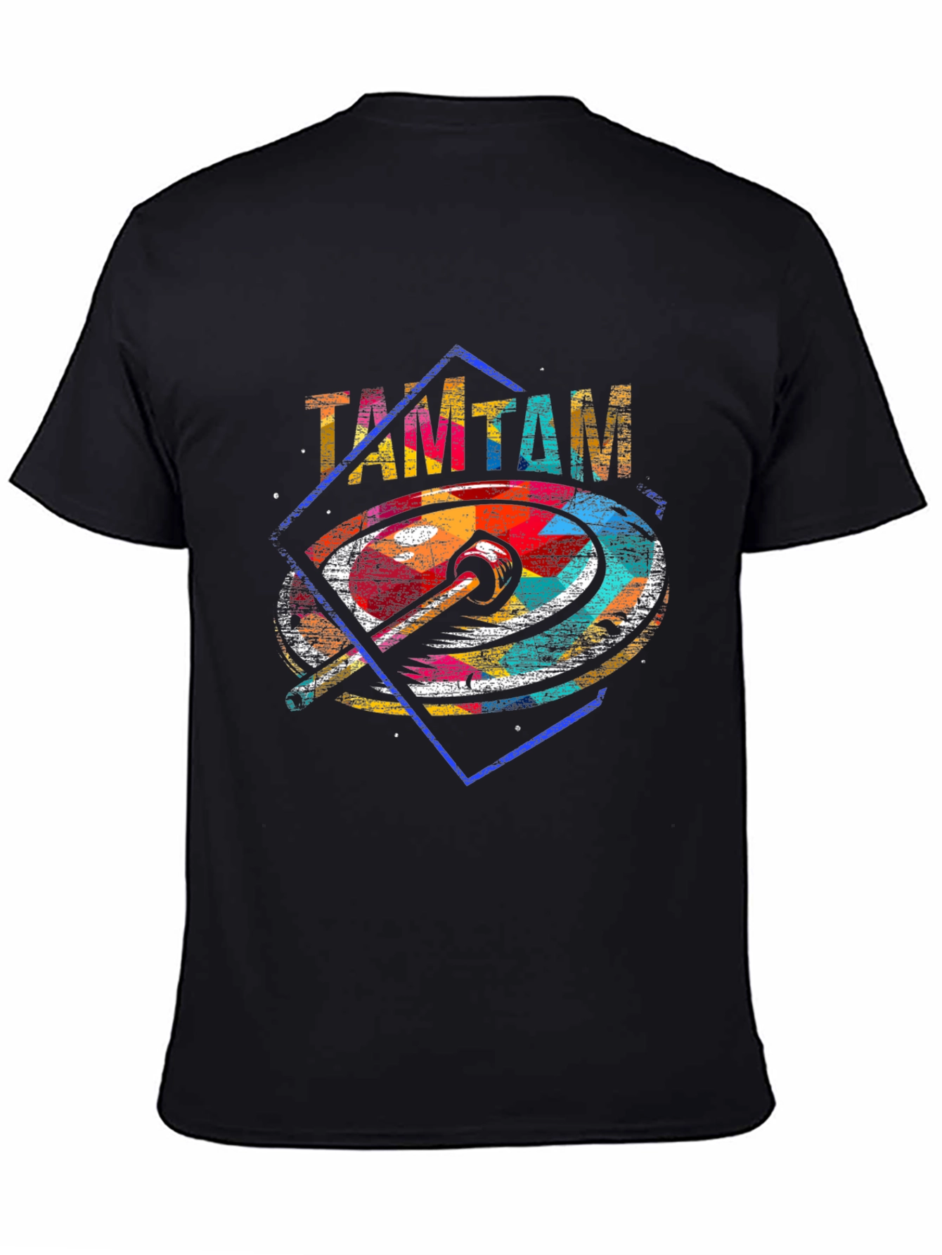 Black TAM TAM Graphic Tee view 4