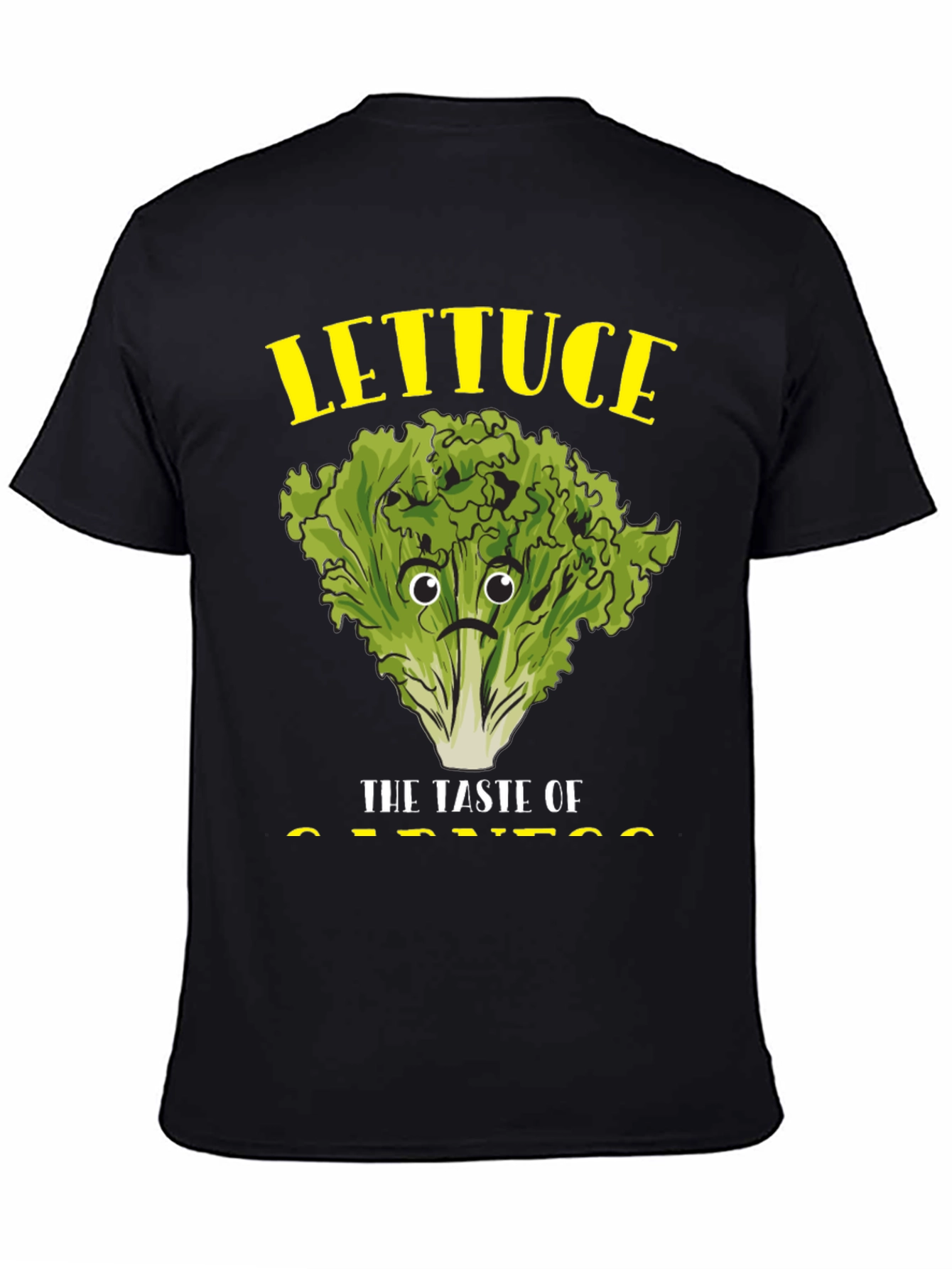 Black Lettuce Taste of Sadness Black T-Shirt view 4