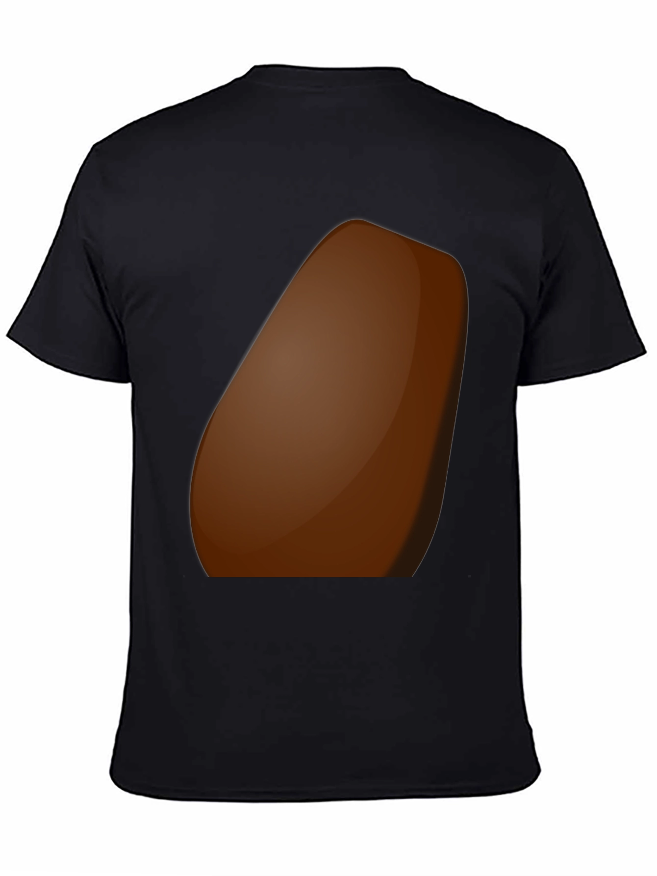 Black Chocolate Chip Cookie T-Shirt - Soft Cotton Blend view 4