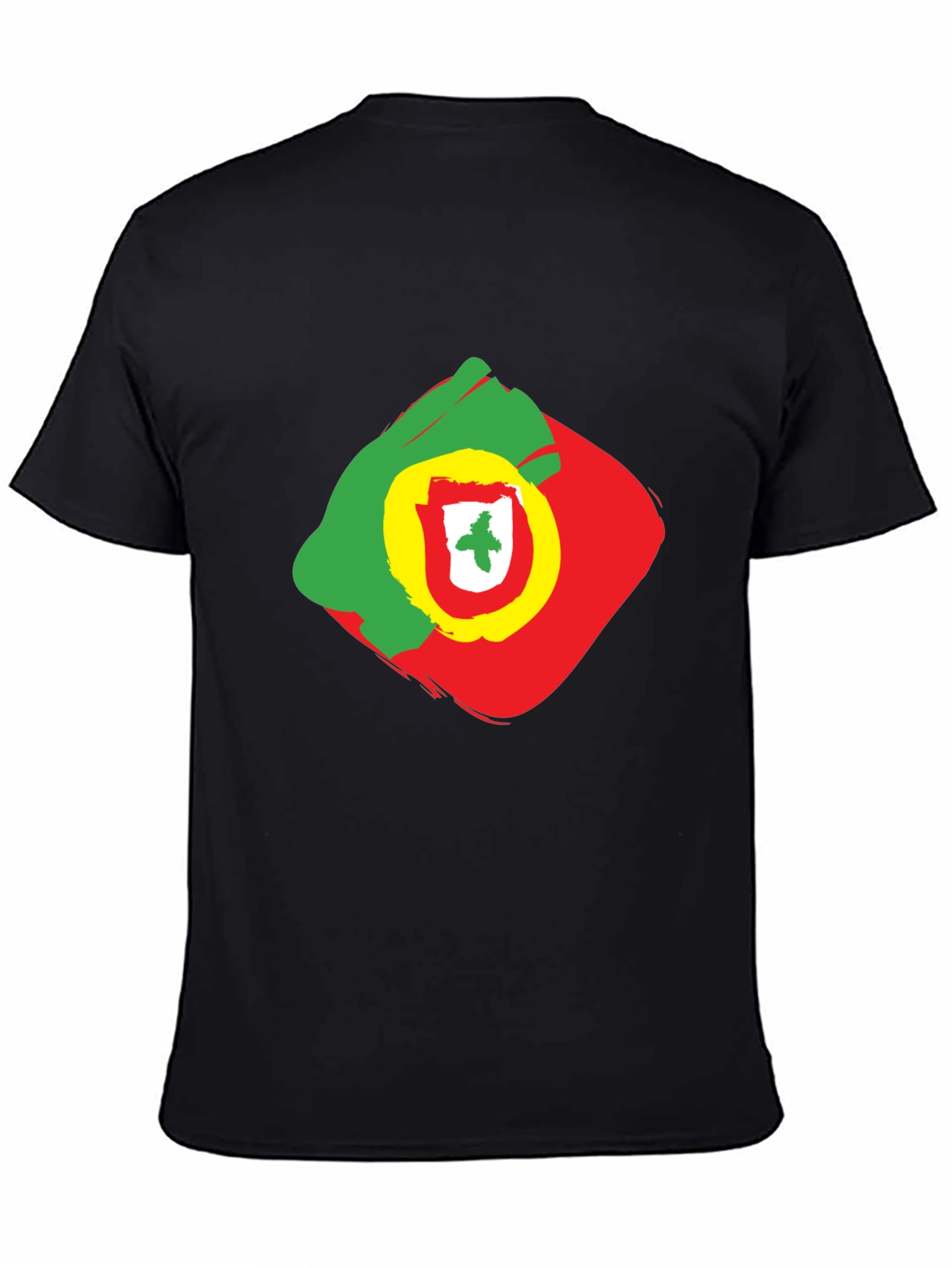 Portugal Flag Graphic Print T-Shirt - 4