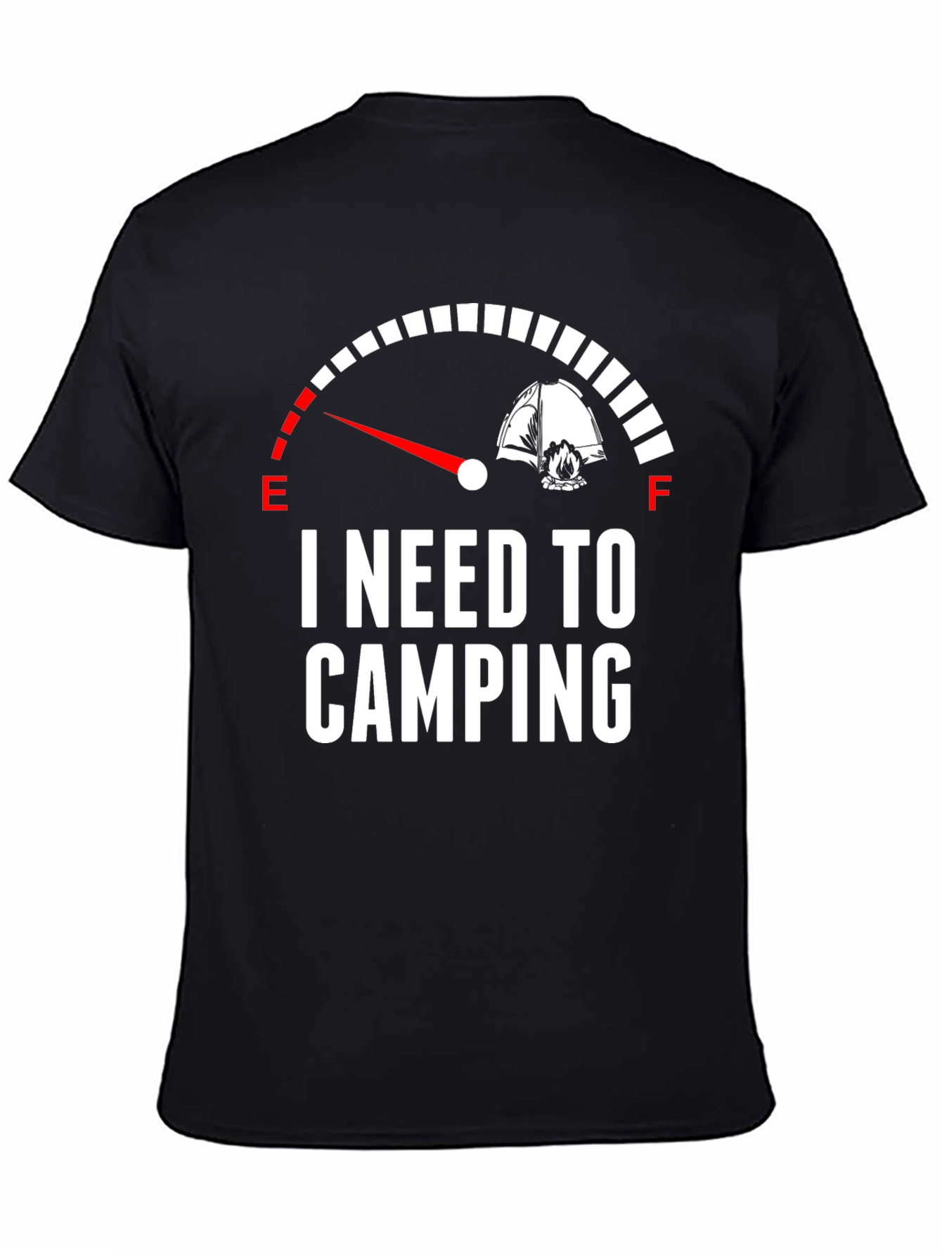 Black I Need To Camping Graphic Tee view 4