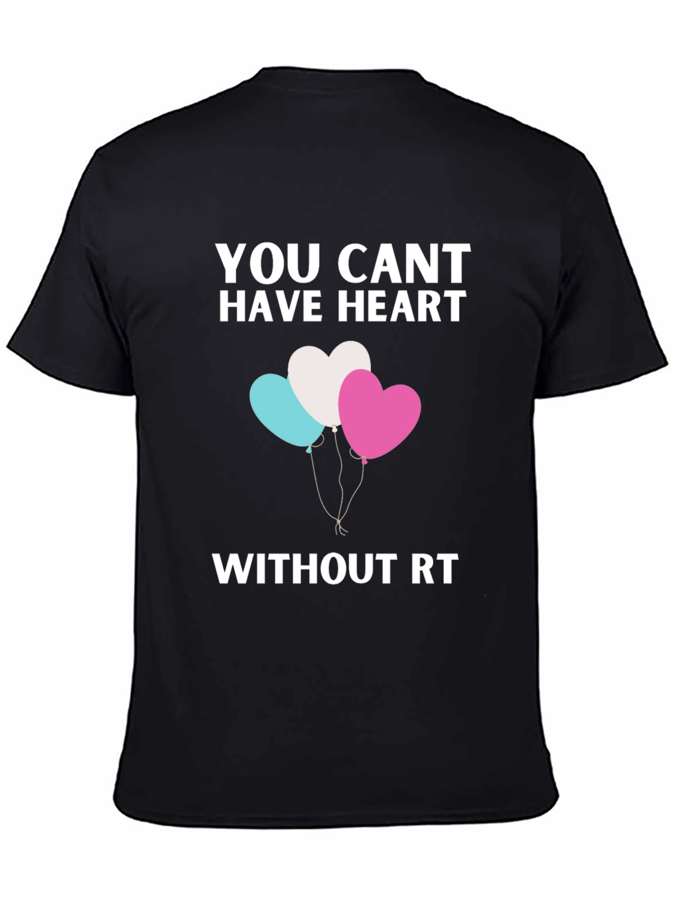 Black Heart & RT Graphic T-Shirt view 4
