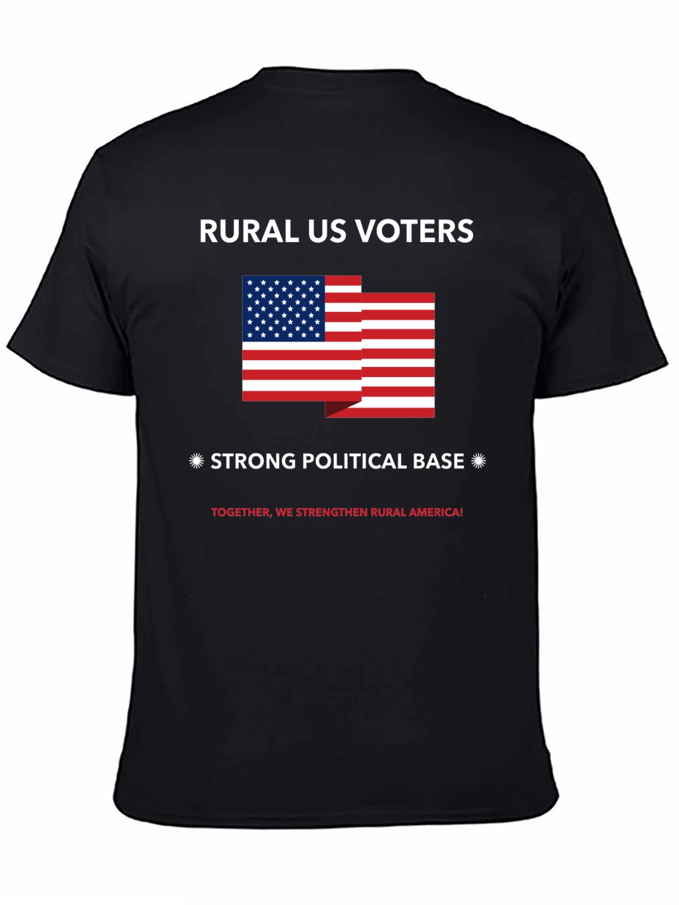 Black Rural US Voters Strong Political Base T-Shirt view 4