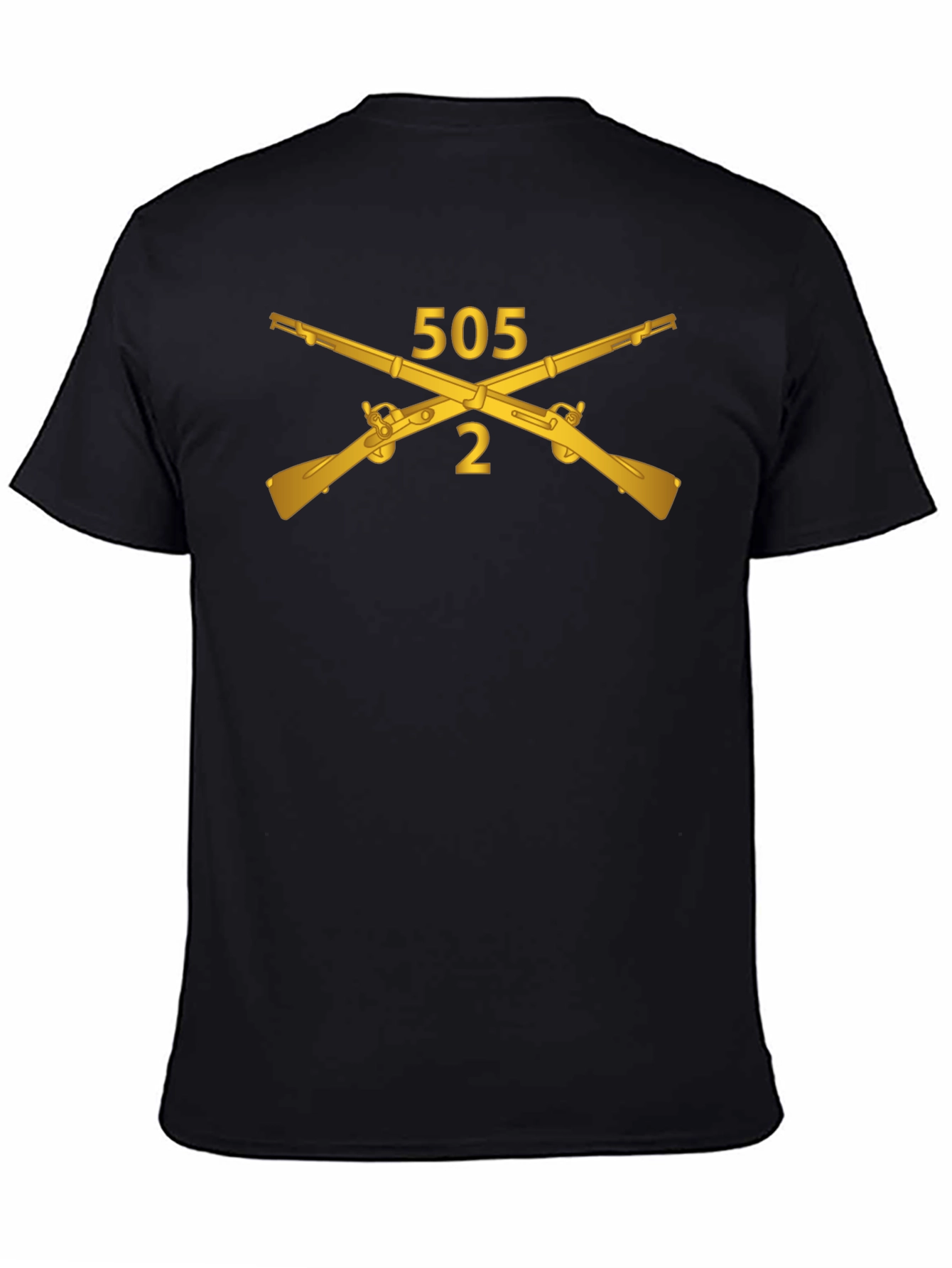 Black 505th Parachute Infantry Regiment T-Shirt view 4