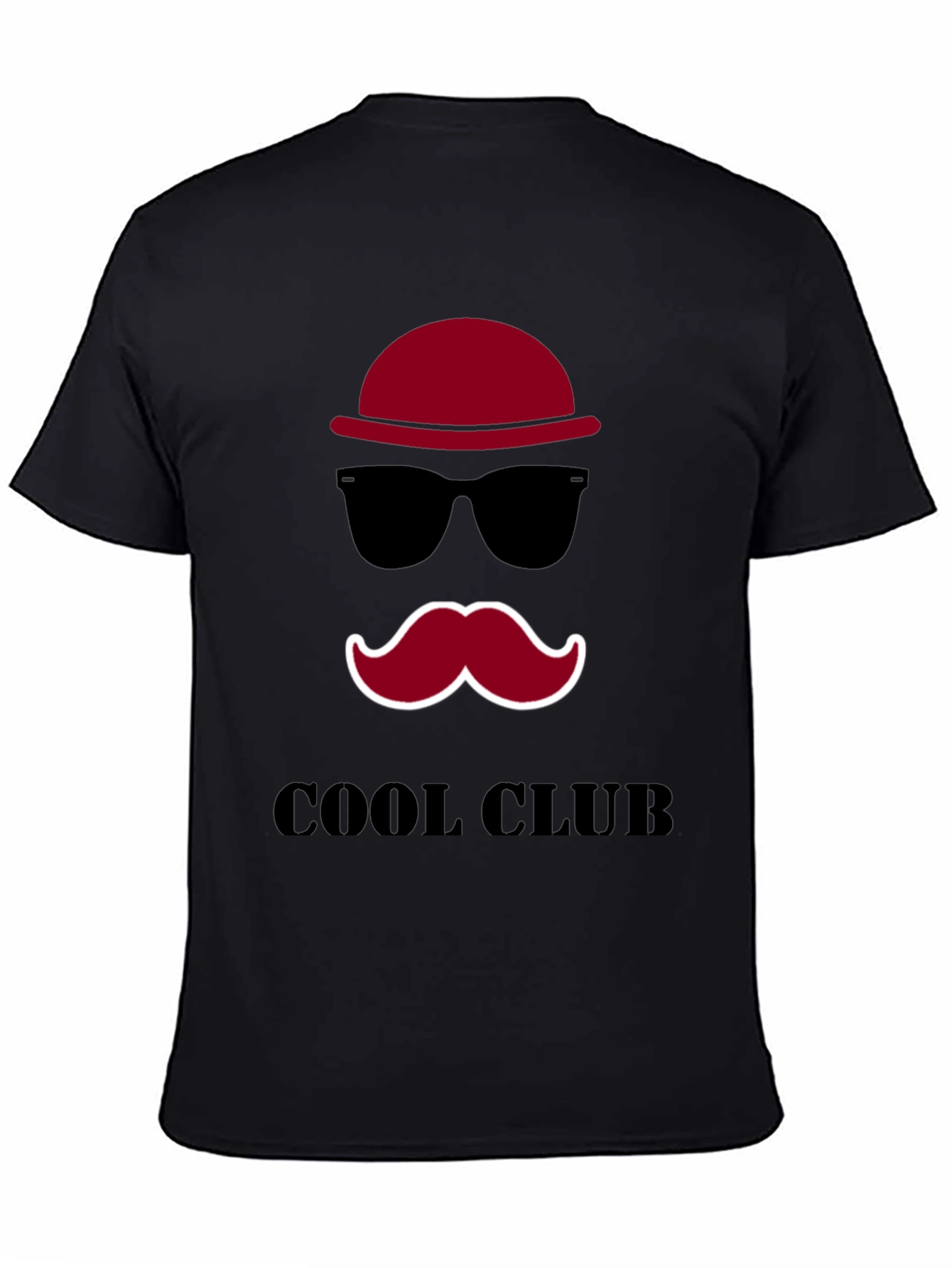 Black Cool Club Graphic Tee - Stylish & Unique Design view 4