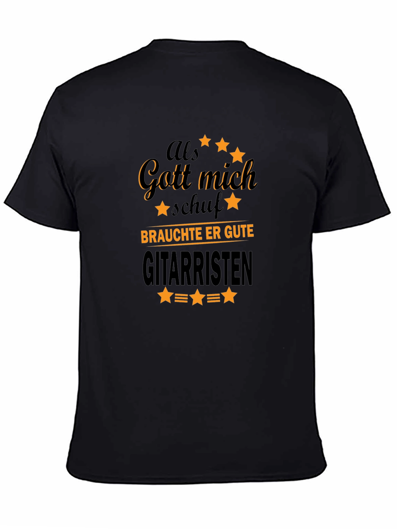Als Gott Mich Schuf Guitarist T-Shirt - 4