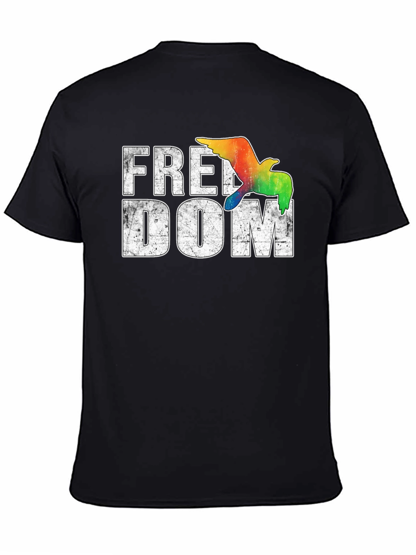Black Freedom Bird Pride T-Shirt view 4