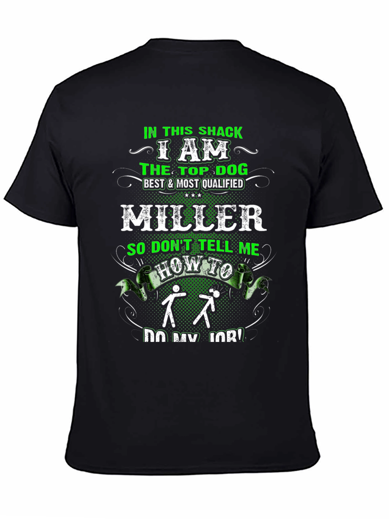 Black Top Dog Miller T-Shirt view 4