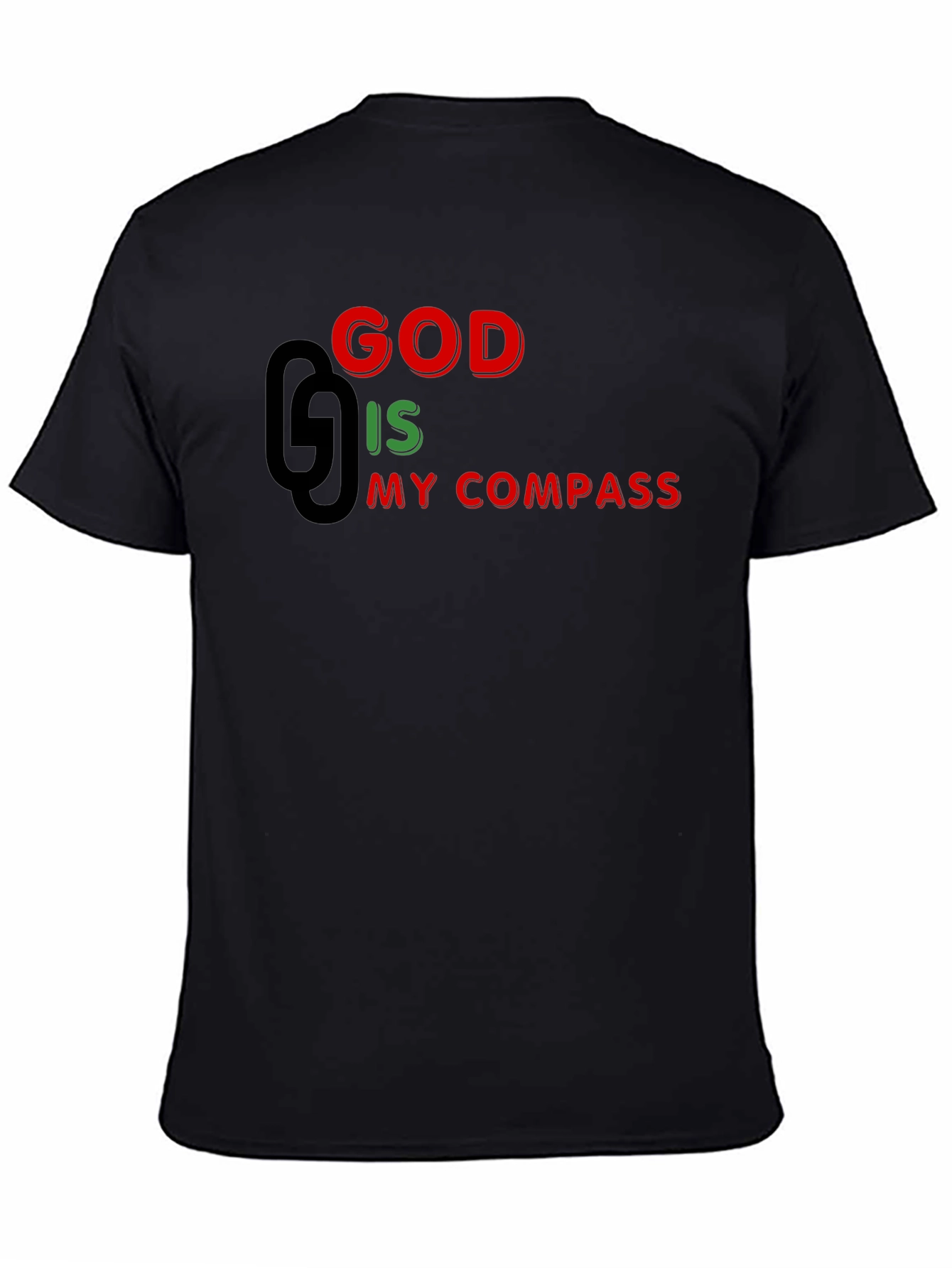 Black God is My Compass Graphic T-Shirt view 4