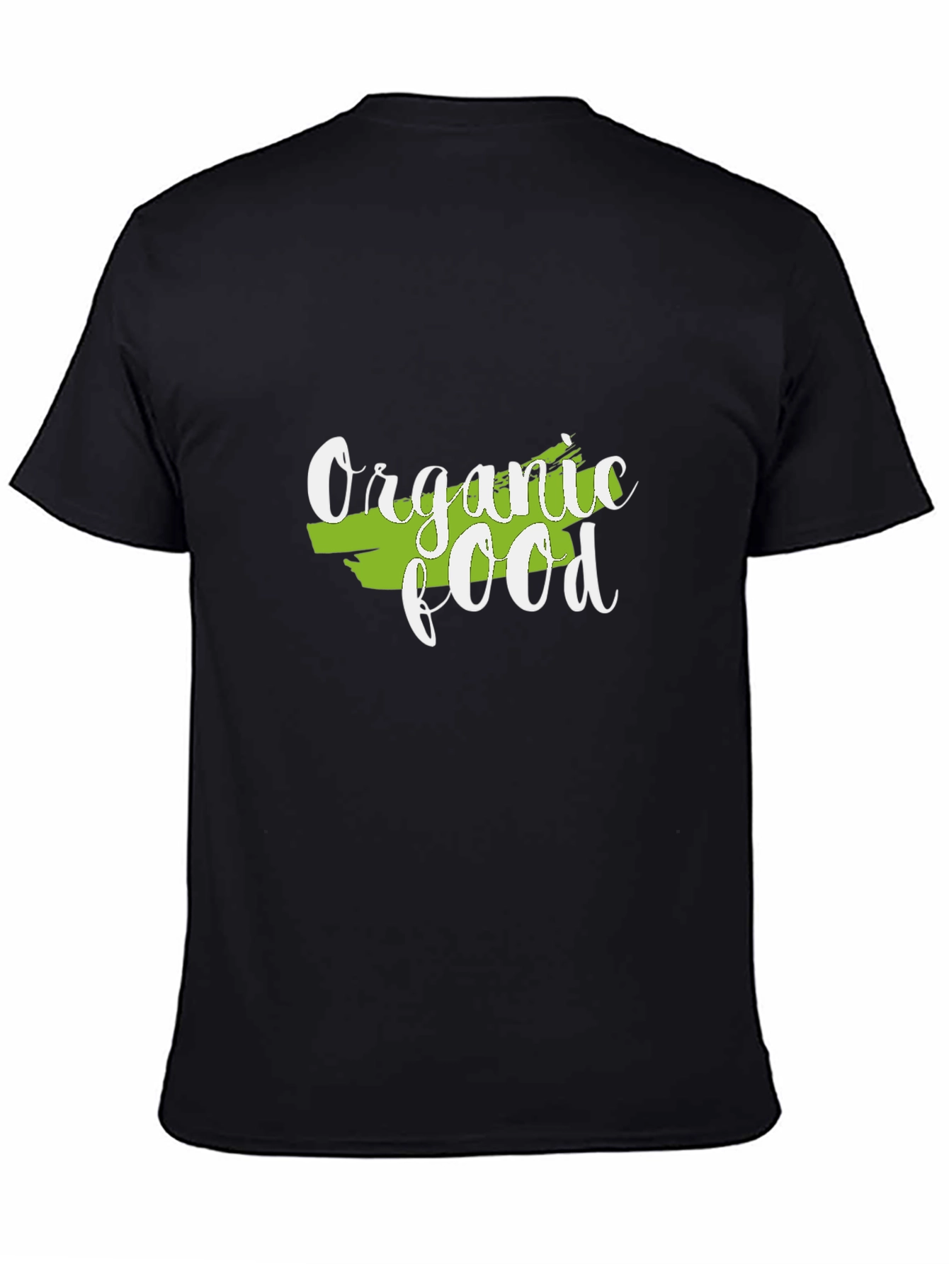 Black Organic Food Graphic Tee - Eco-Friendly Fashion view 4