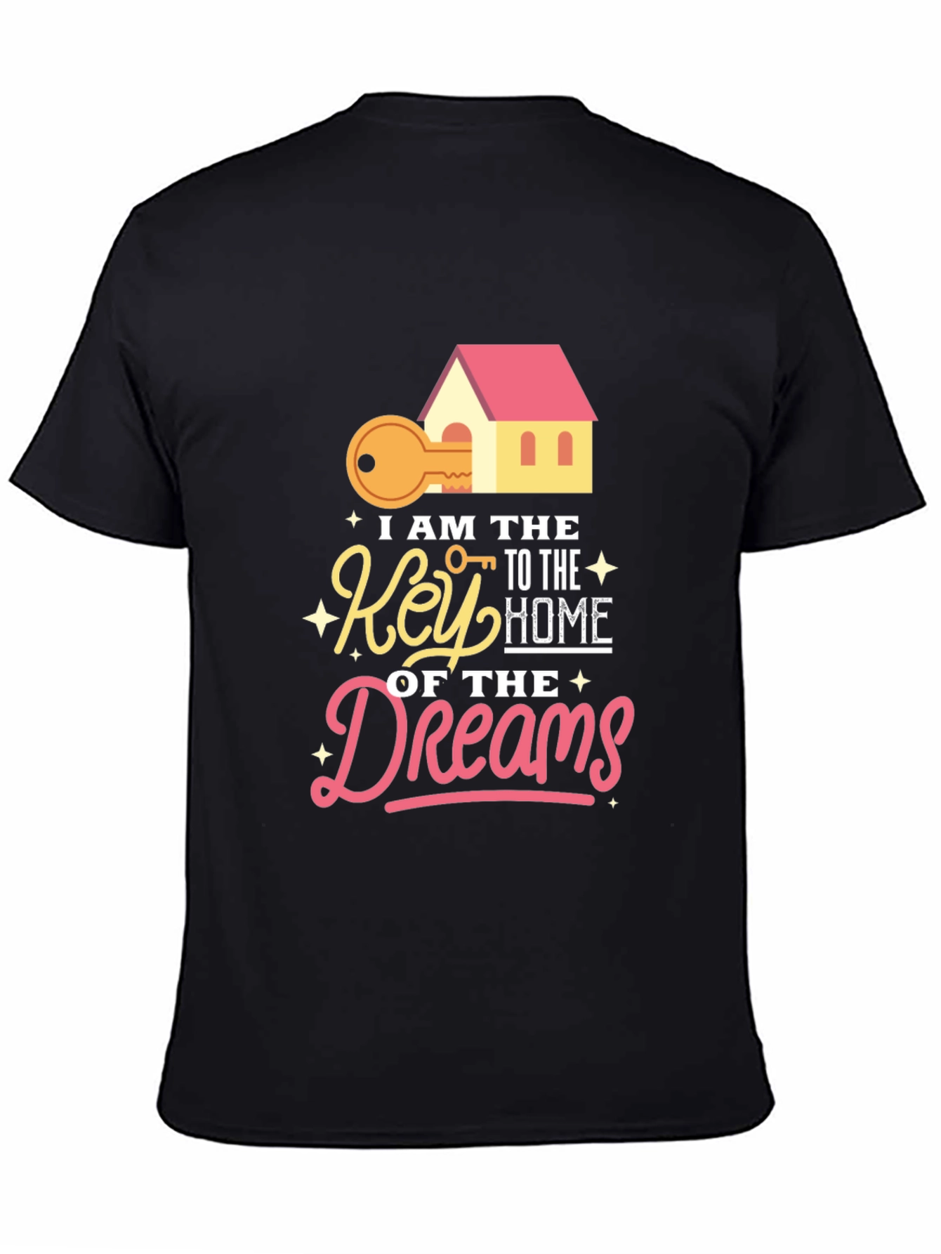 Black Key To Home Dreams Graphic T-Shirt view 4