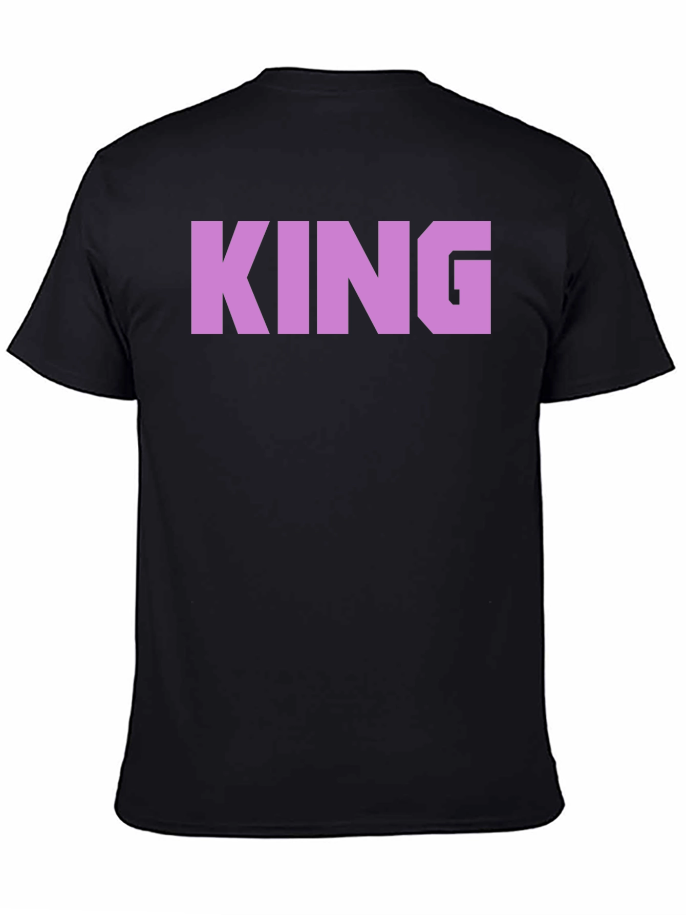 Black King Graphic Print Black T-Shirt view 4