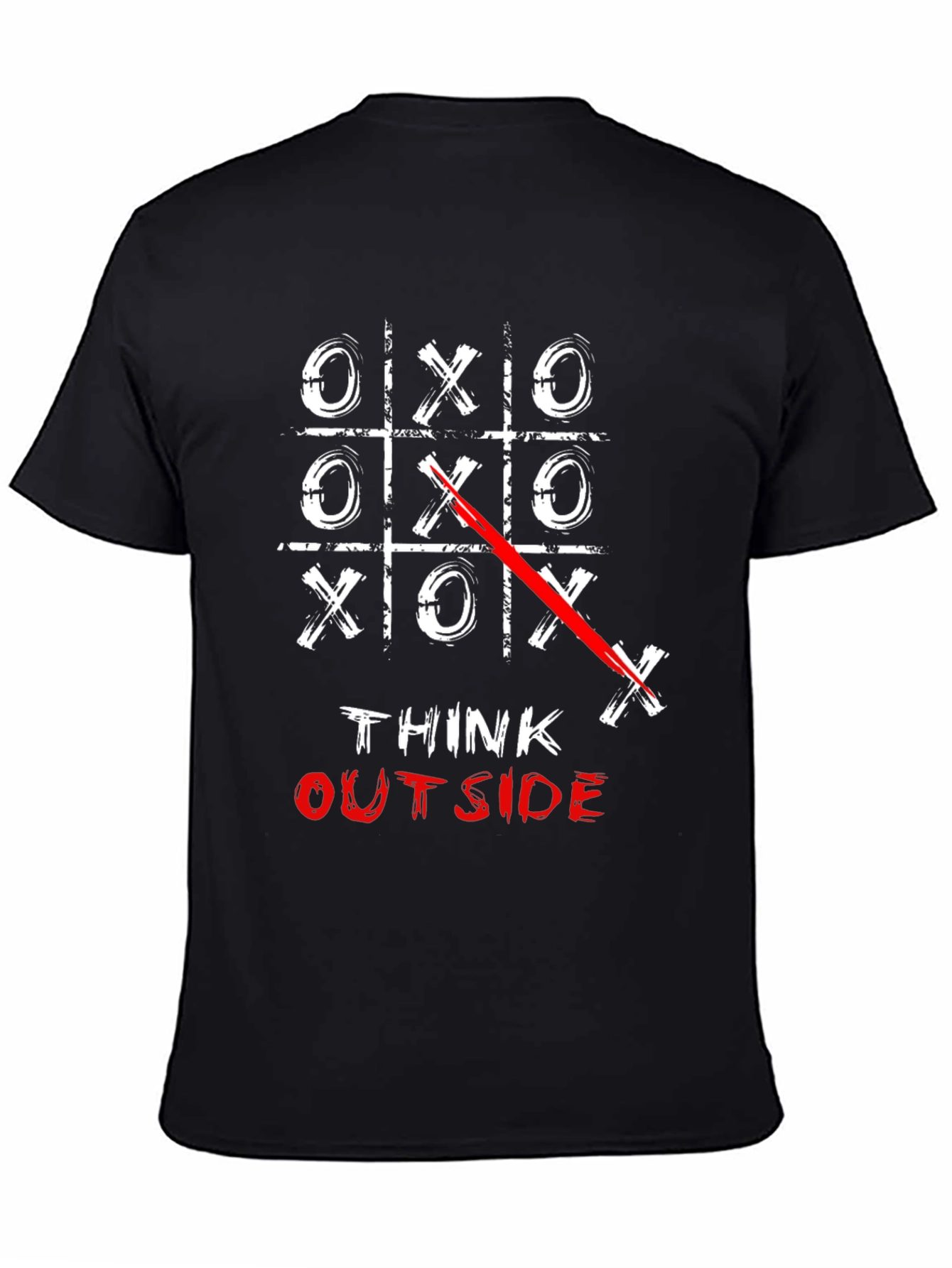 Black Think Outside the Box T-Shirt view 4