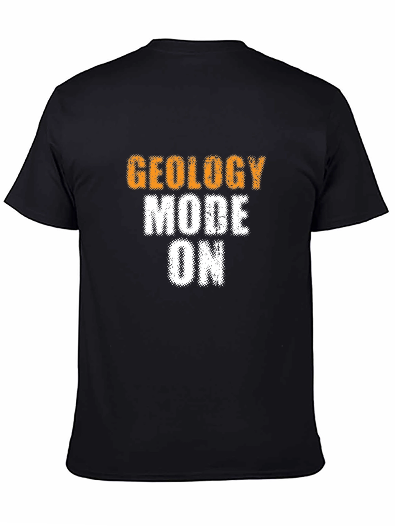 Black Geology Mode On Graphic Tee - Black view 4