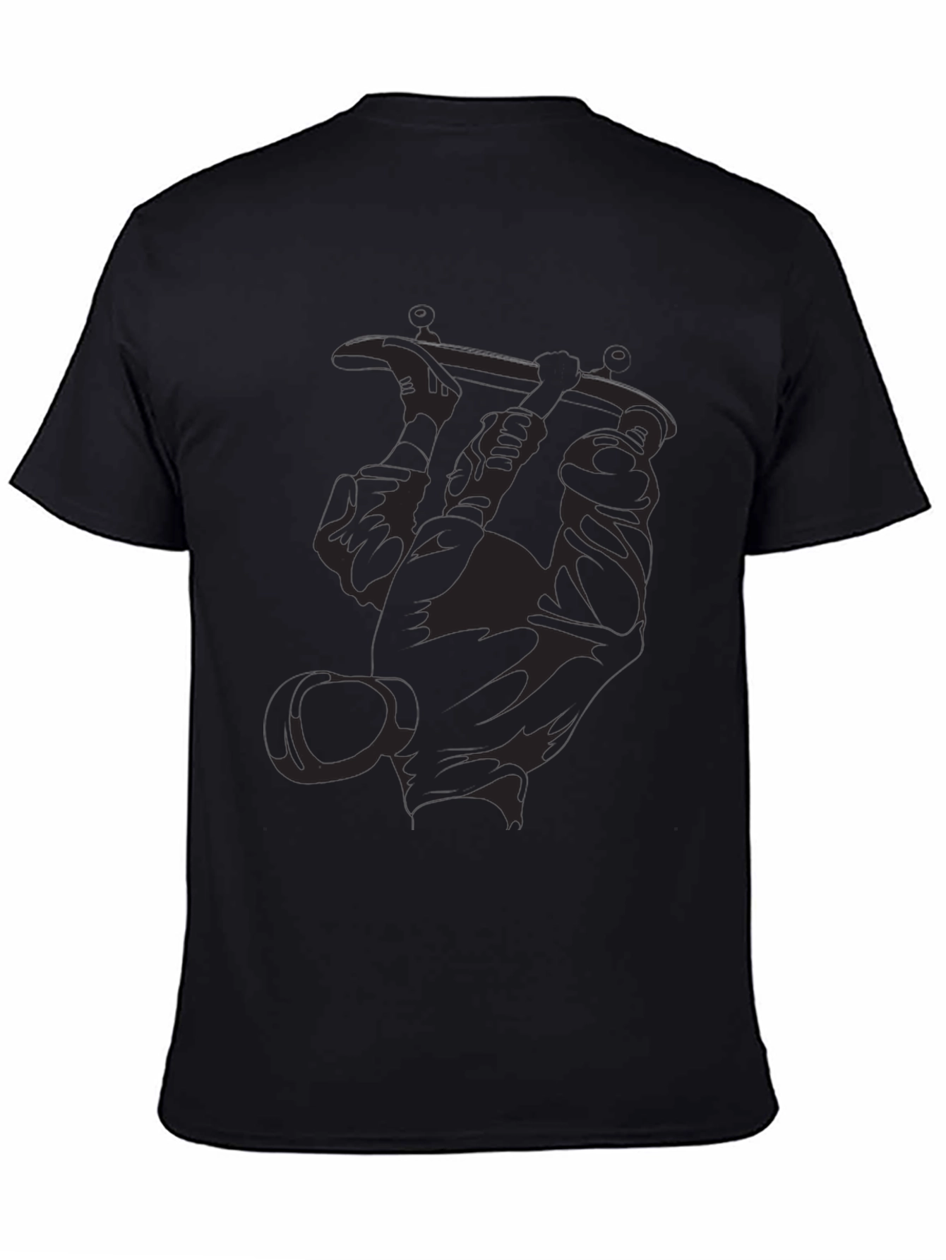 Black Black Tattoo Artist Graphic T-Shirt - Unique Design view 4