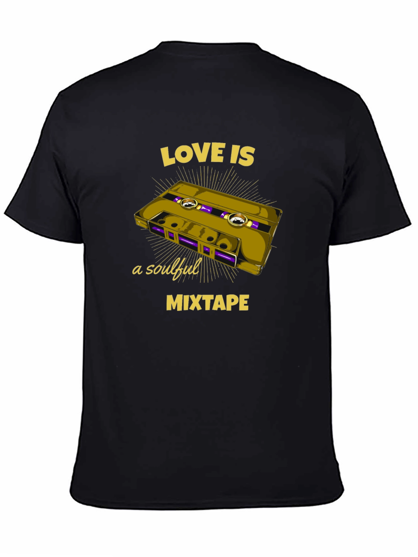 Black Love is a Soulful Mixtape Graphic Tee view 4