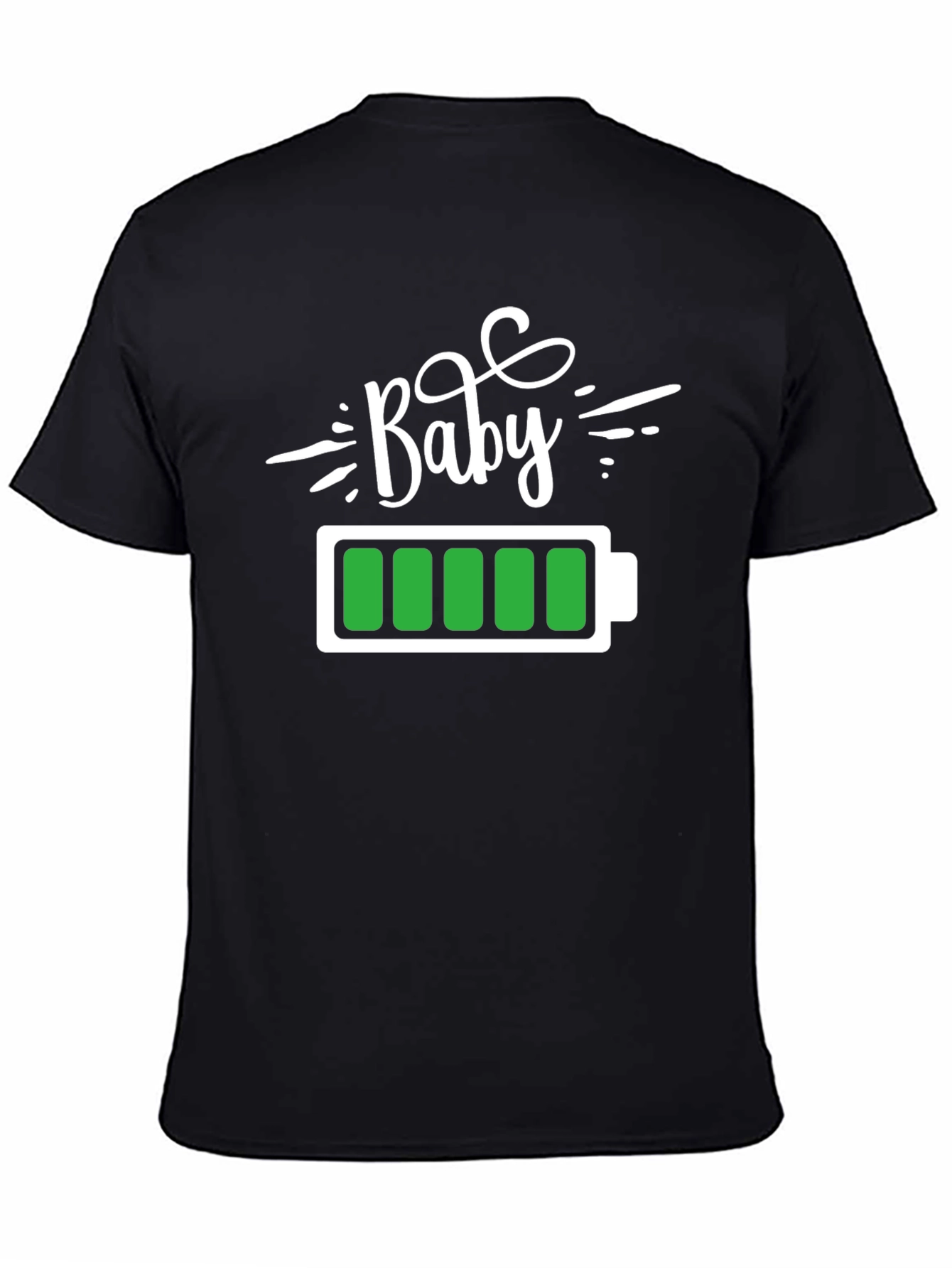 Black Baby Full Battery T-Shirt view 4