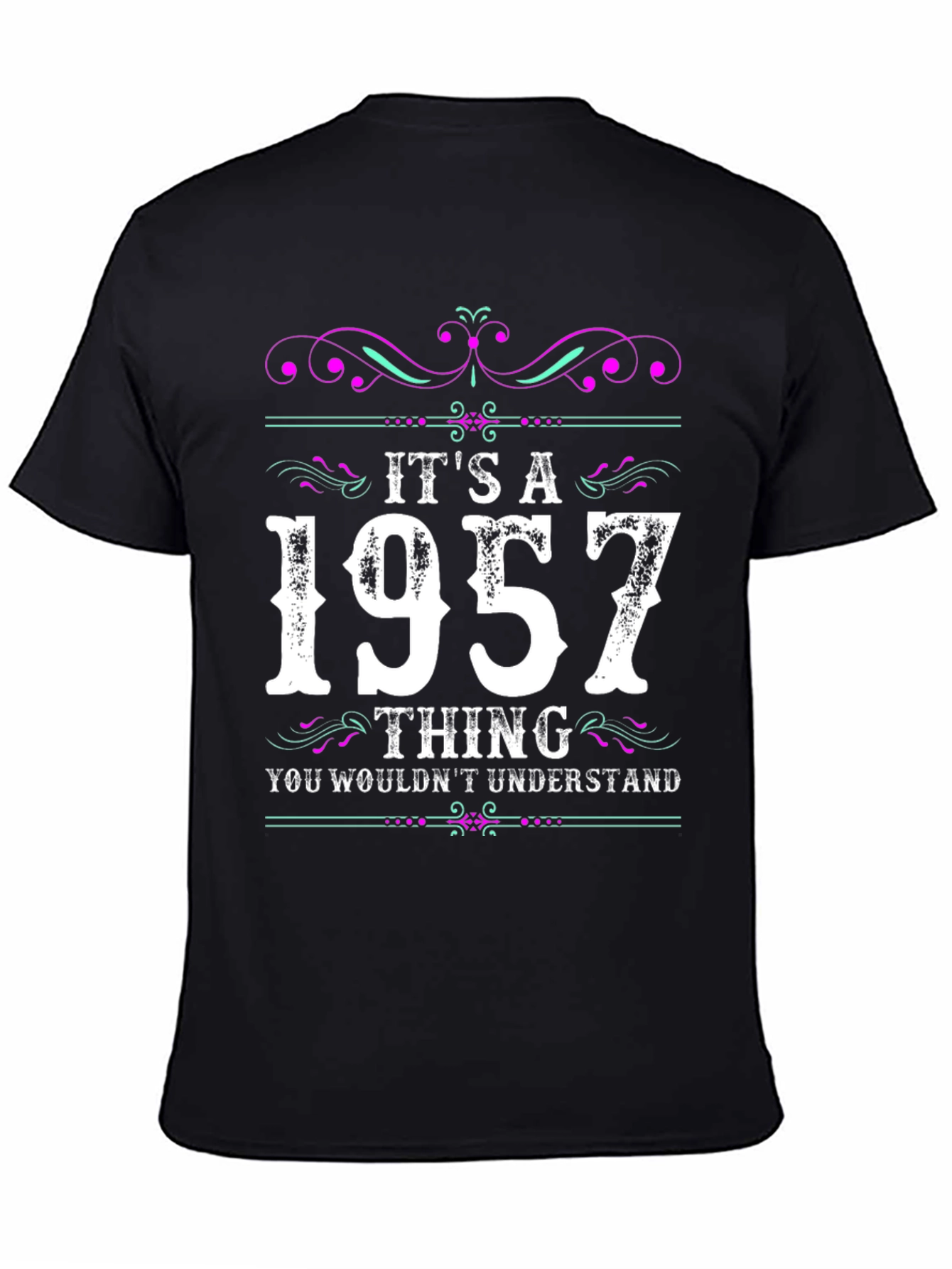 Black It's A 1957 Thing - Graphic T-Shirt view 4