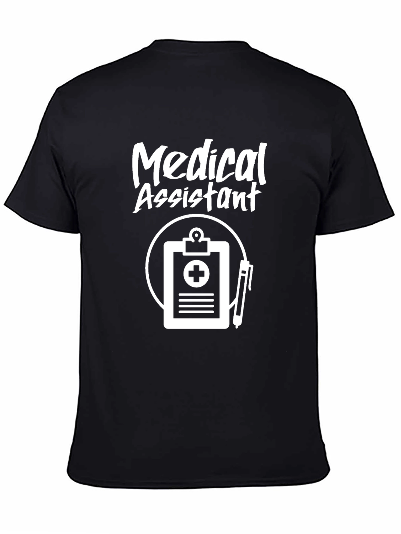 Black Medical Assistant Graphic Tee view 4