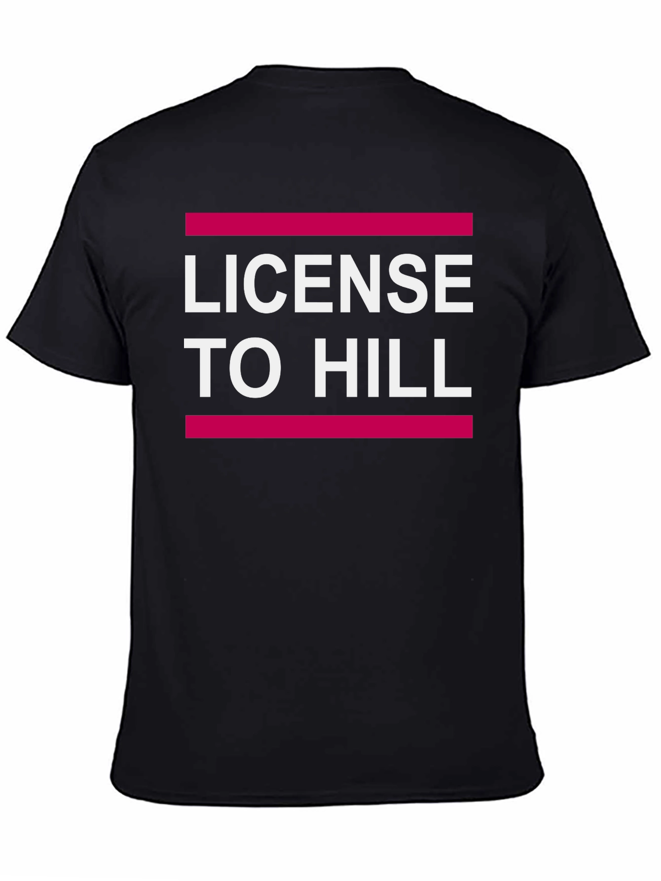 Black License to Hill Black Graphic Tee view 4