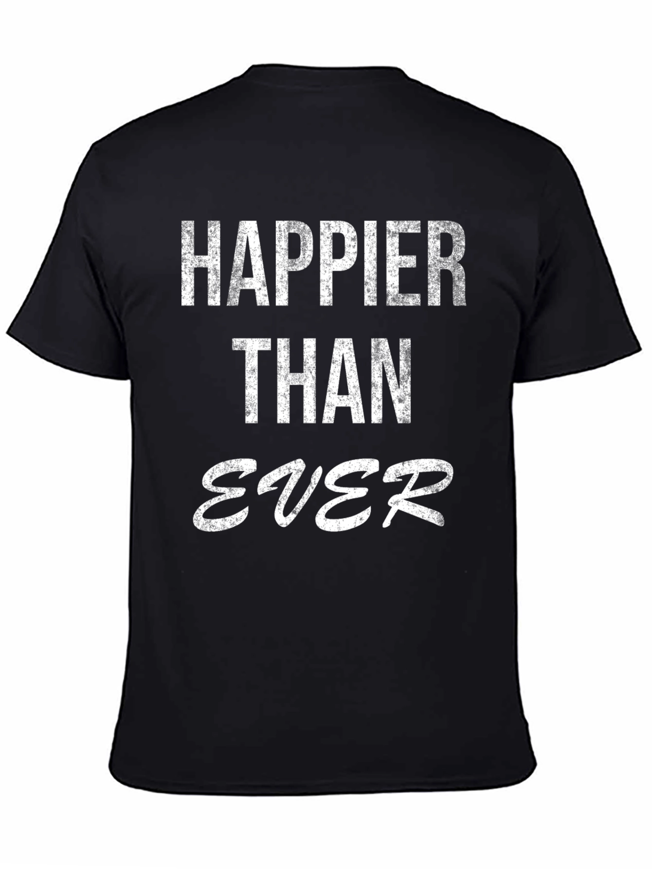 Black Happier Than Ever Graphic Tee view 4